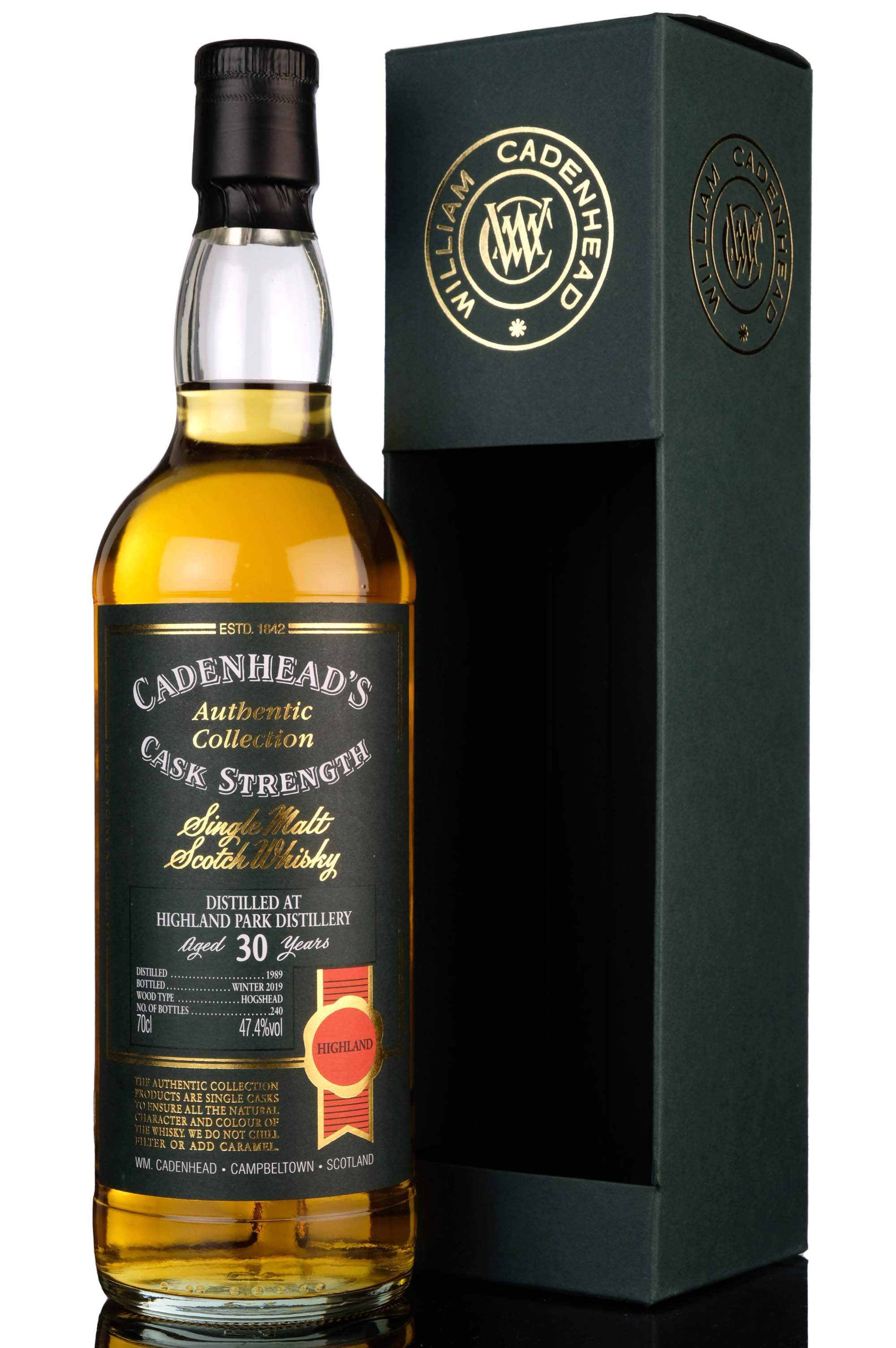 Highland Park 1989-2019 - 30 Year Old - Cadenheads Authentic Collection - Single Cask