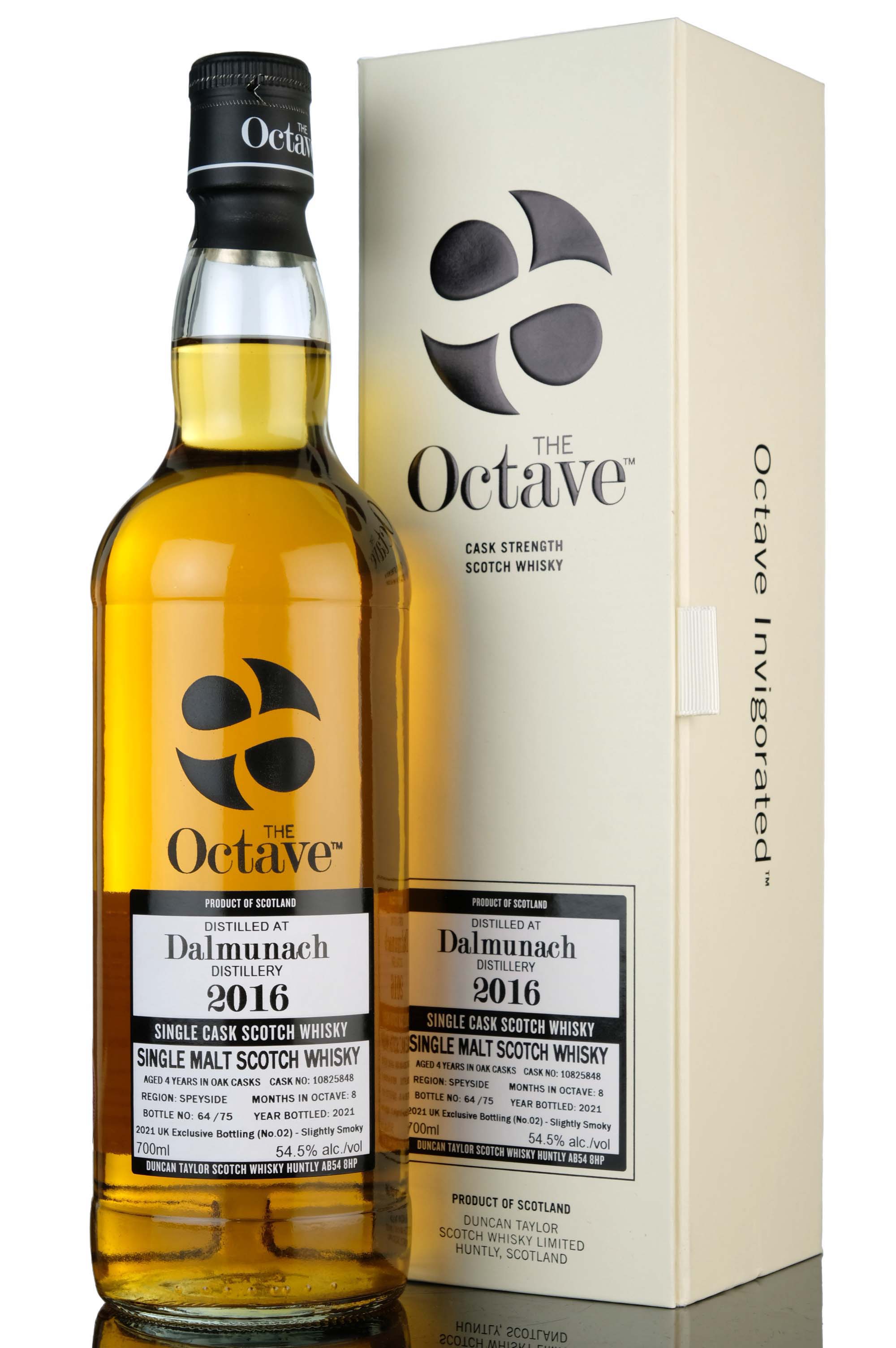 Dalmunach 2016-2021 - 4 Year Old - Duncan Taylor Octave - Single Cask 10825848 - UK Exclus