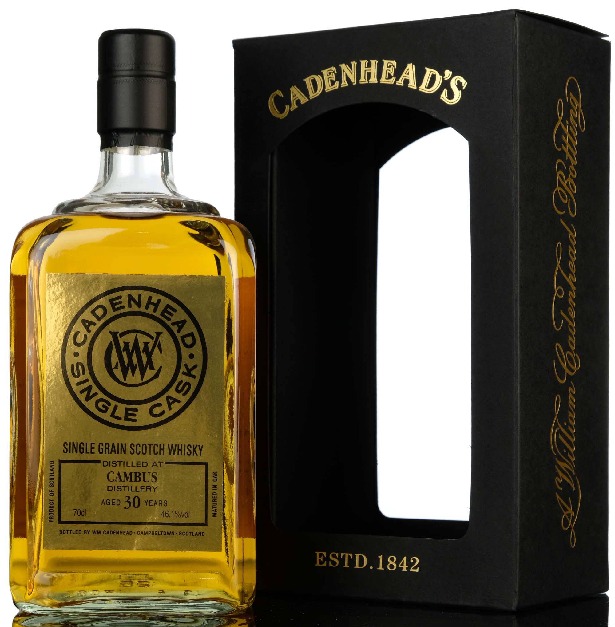 Cambus 1988-2019 - 30 Year Old - Cadenheads Gold Label - Single Cask