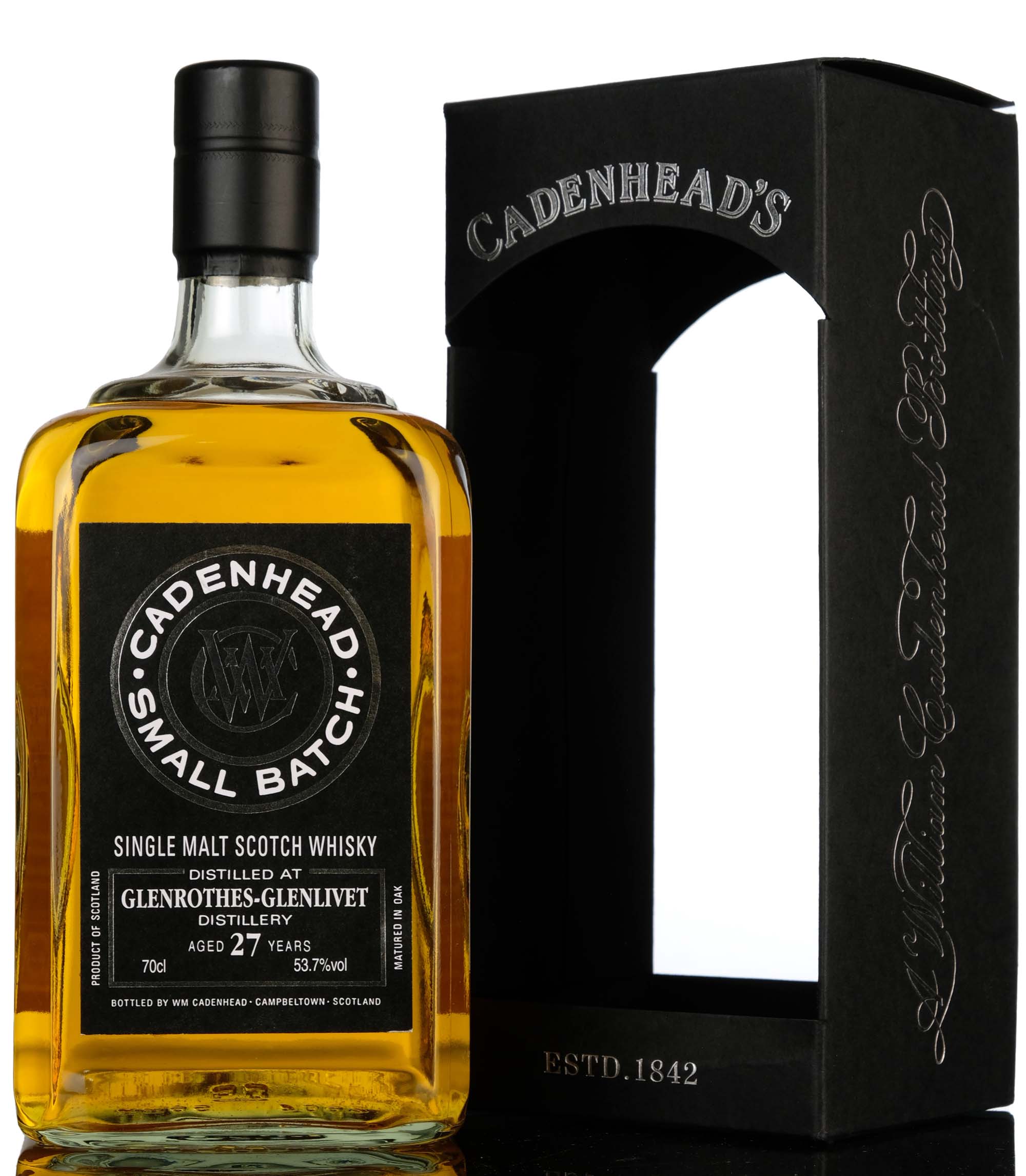 Glenrothes 1989-2016 - 27 Year Old - Cadenheads Black Label - Small Batch