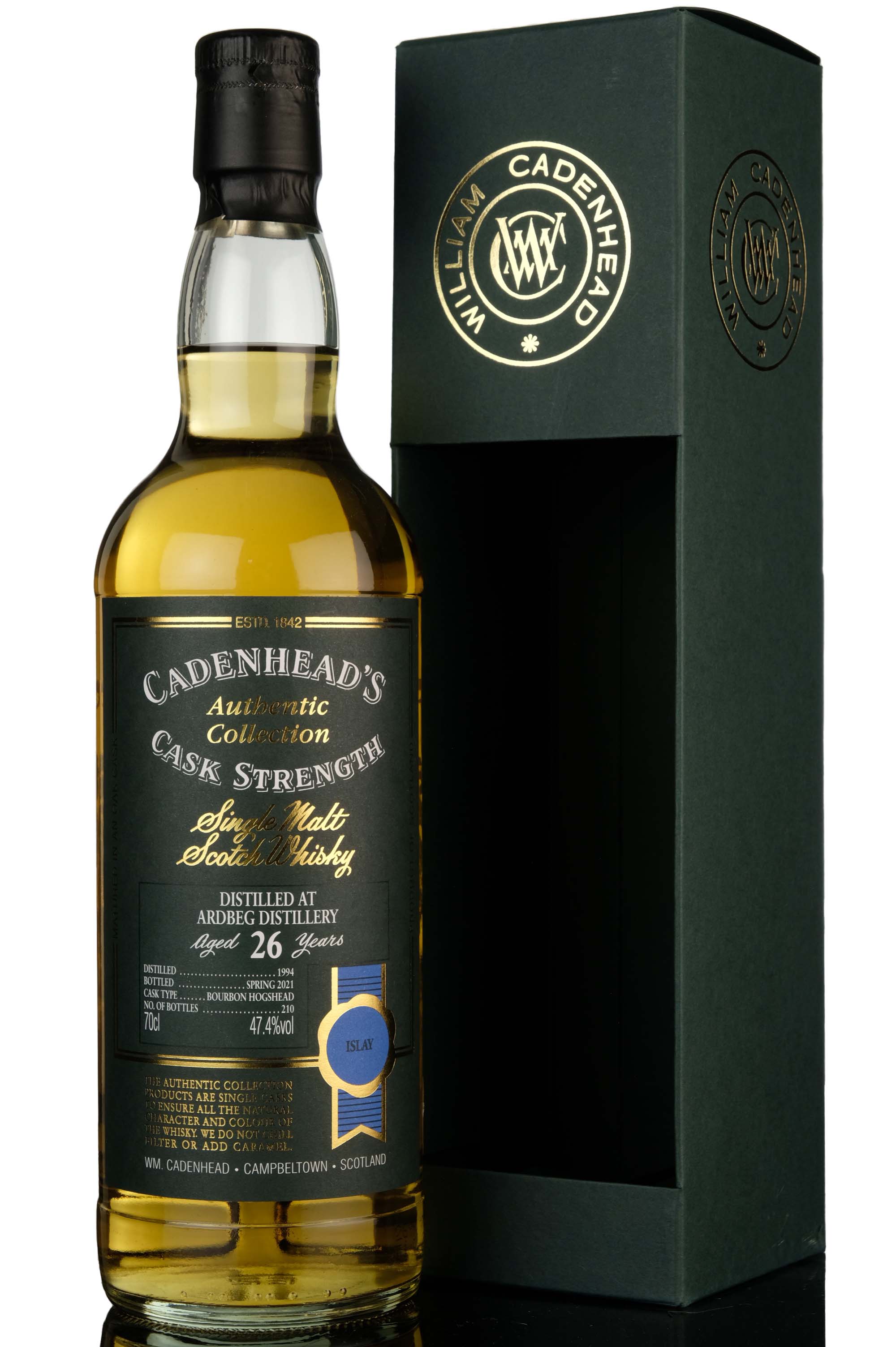 Ardbeg 1994-2021 - 26 Year Old - Cadenheads Authentic Collection - Single Cask