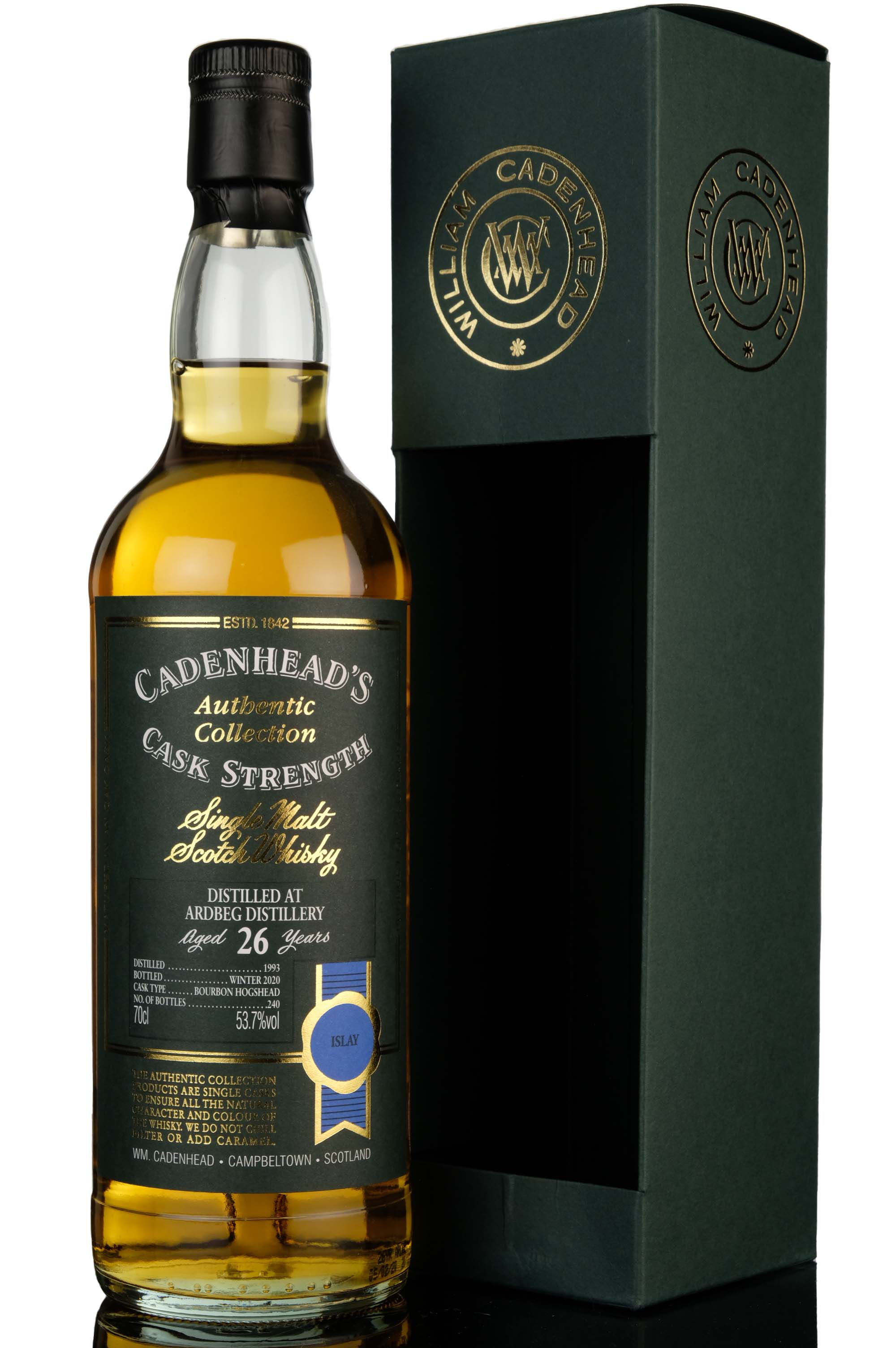 Ardbeg 1993-2020 - 26 Year Old - Cadenheads Authentic Collection - Single Cask
