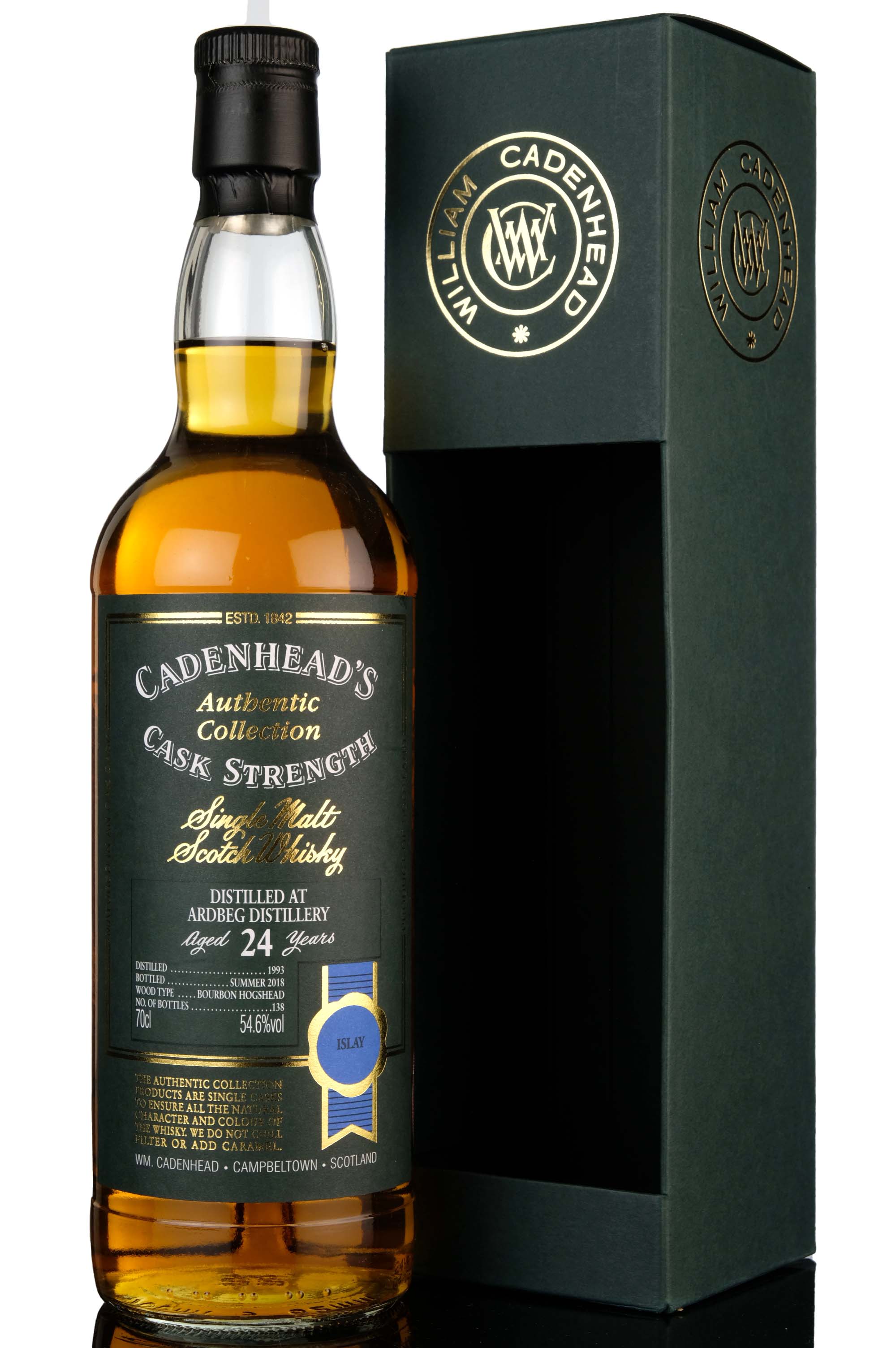 Ardbeg 1993-2018 - 24 Year Old - Cadenheads Authentic Collection - Single Cask