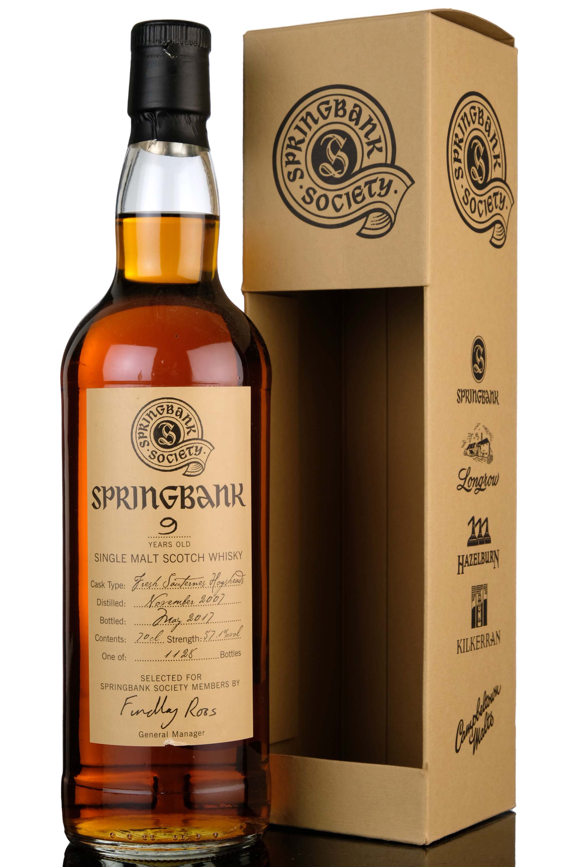 Springbank 2007-2017 - 9 Year Old - Society Release