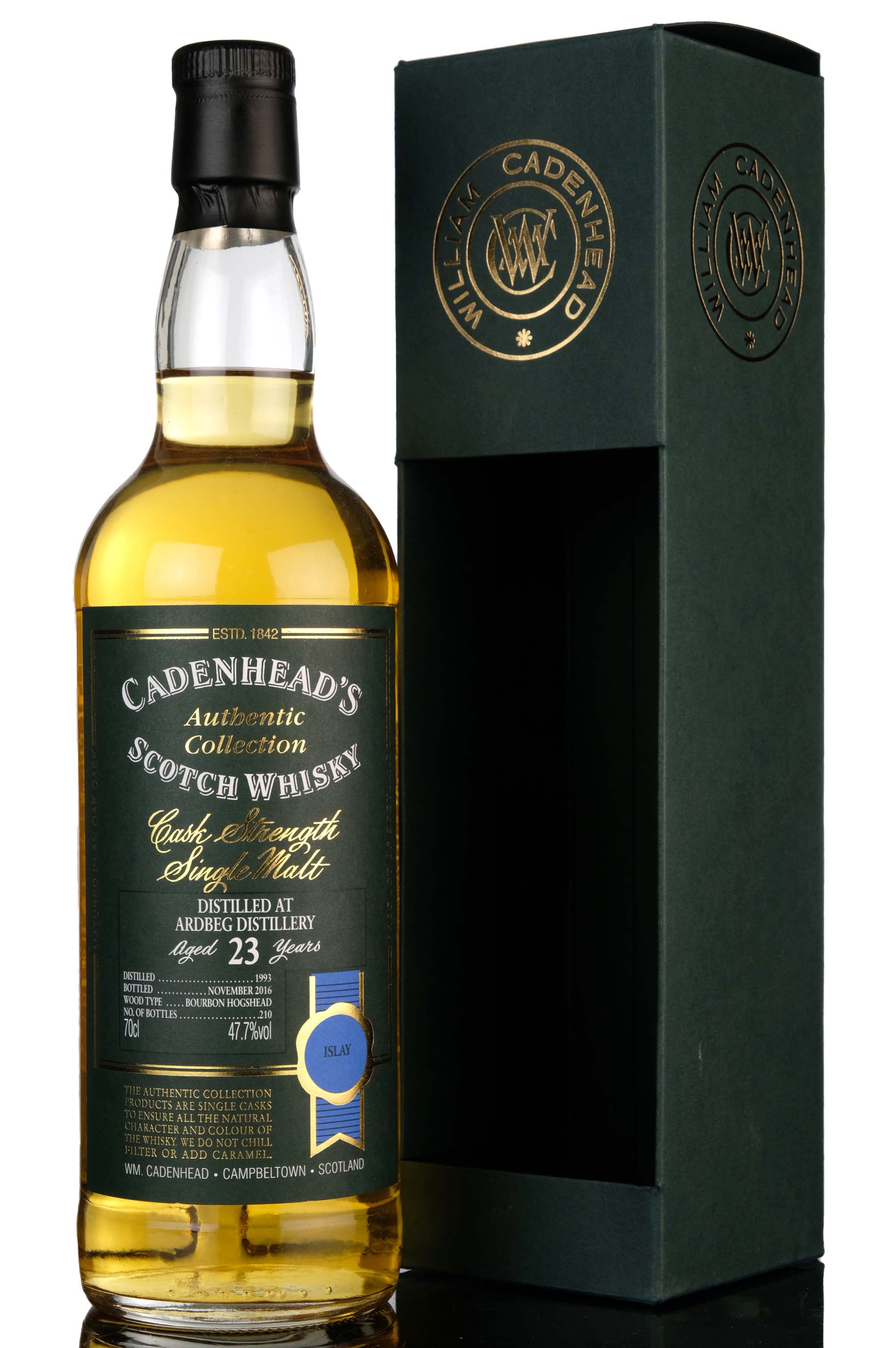 Ardbeg 1993-2016 - 23 Year Old - Cadenheads Authentic Collection - Single Cask