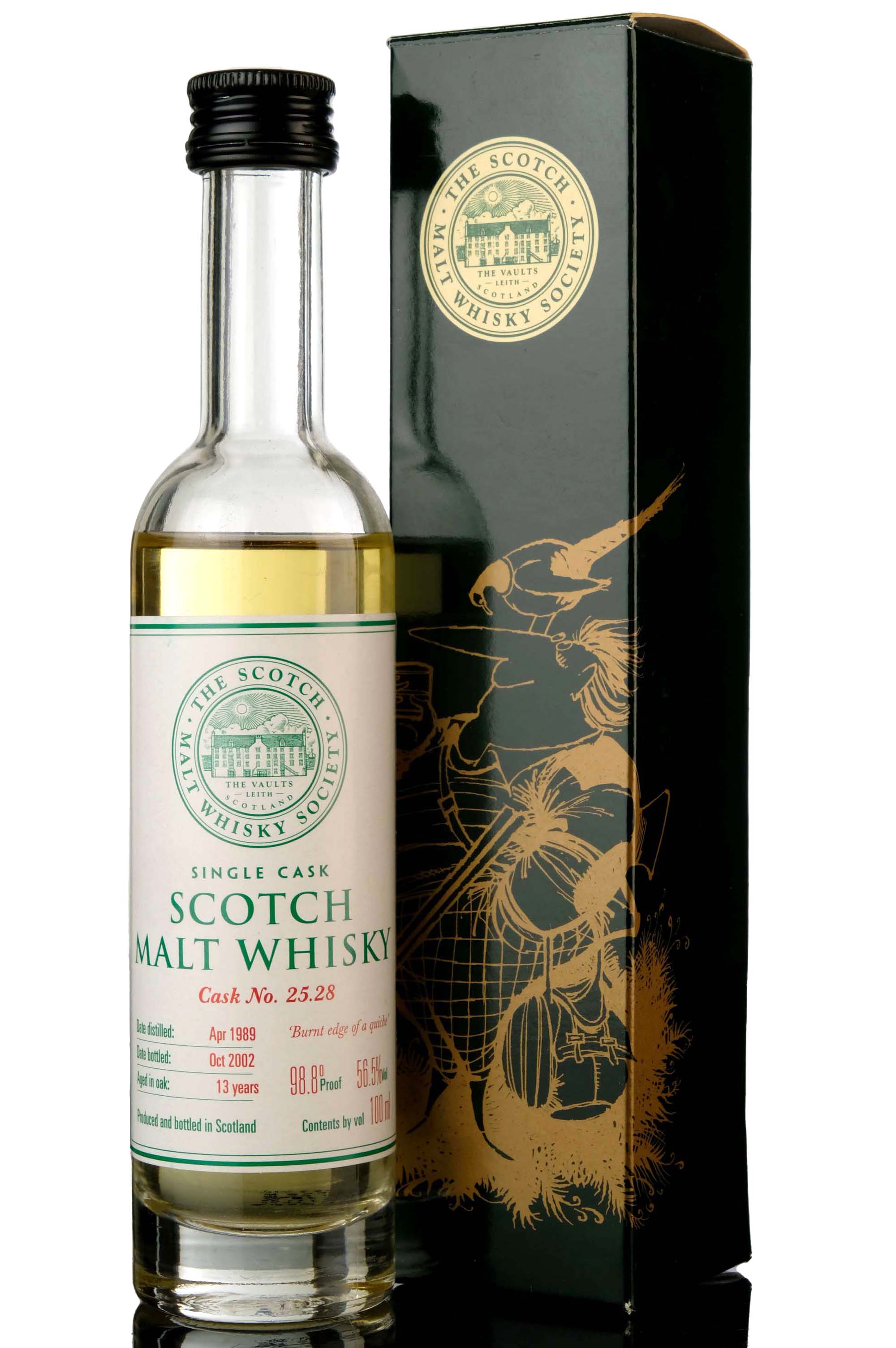 Rosebank 1989-2002 - 13 Year Old - SMWS 25.28 - Burnt Edge Of A Quiche - 10cl