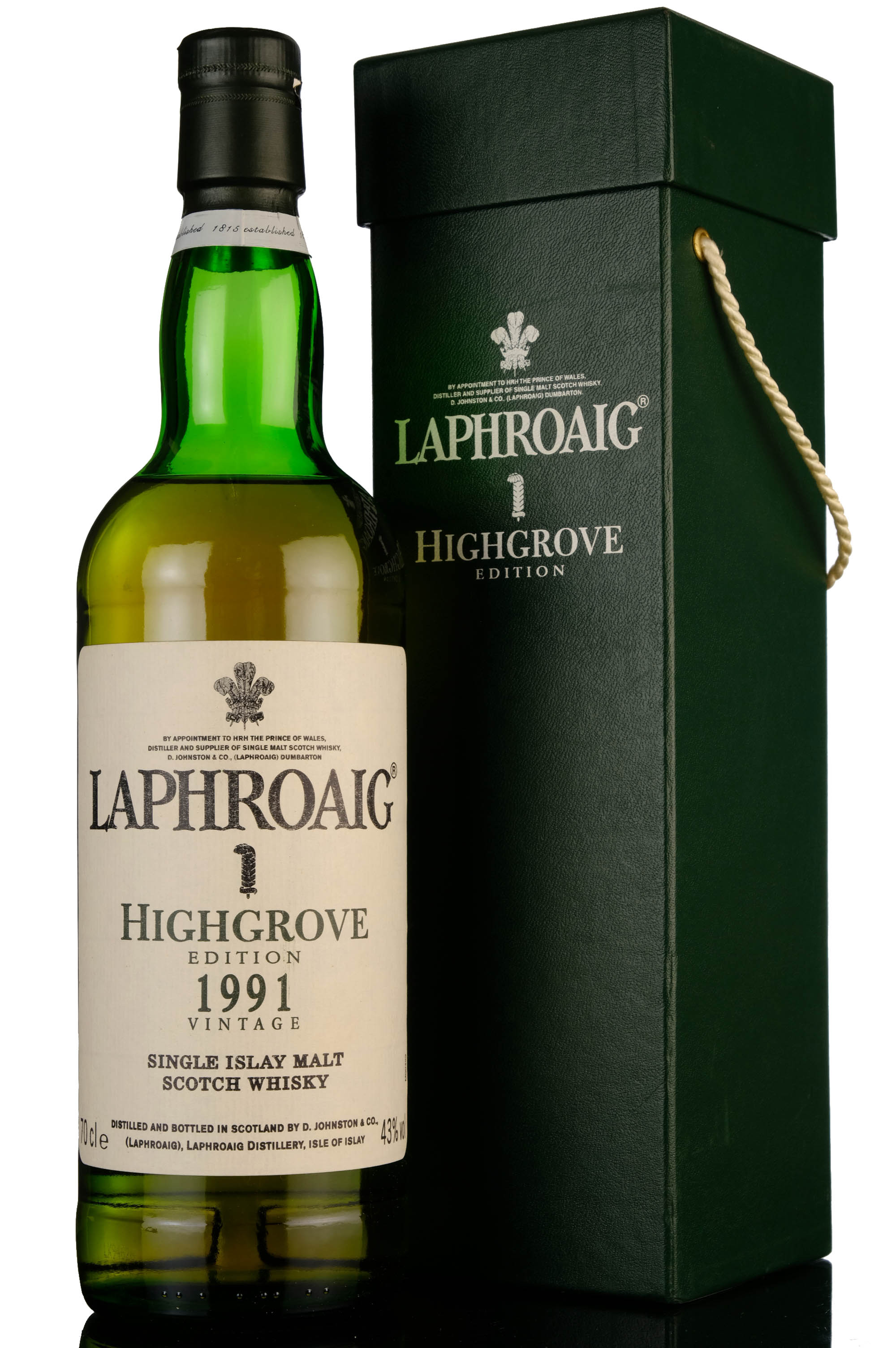 Laphroaig 1991 - Highgrove Edition - 2001 Release