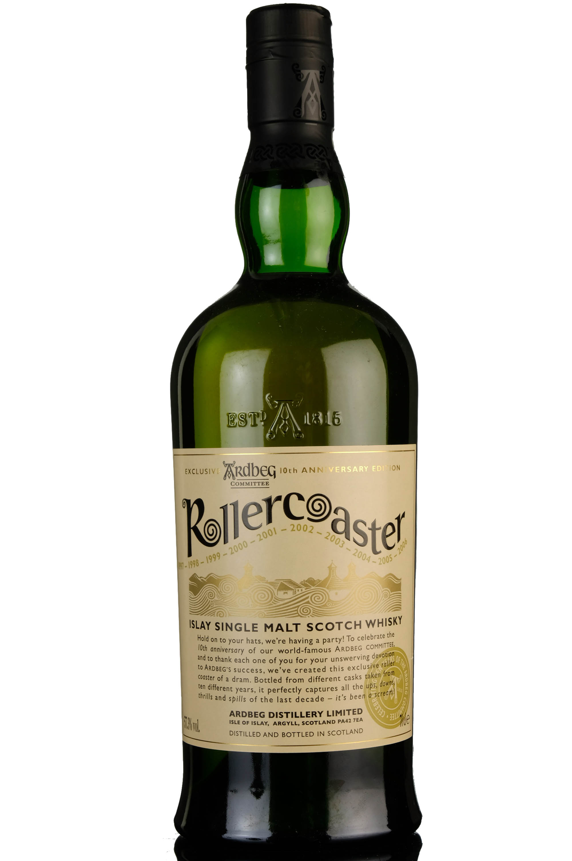 Ardbeg Rollercoaster - Exclusive Committee 10th Anniversary Edition 2010
