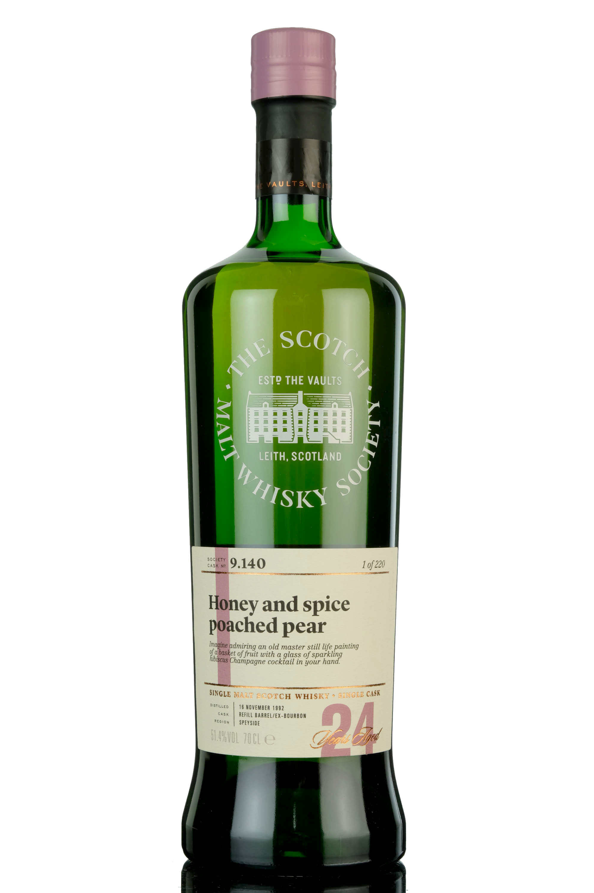 Glen Grant 1992-2017 - 24 Year Old - SMWS 9.140 - Honey And Spice Poached Pear