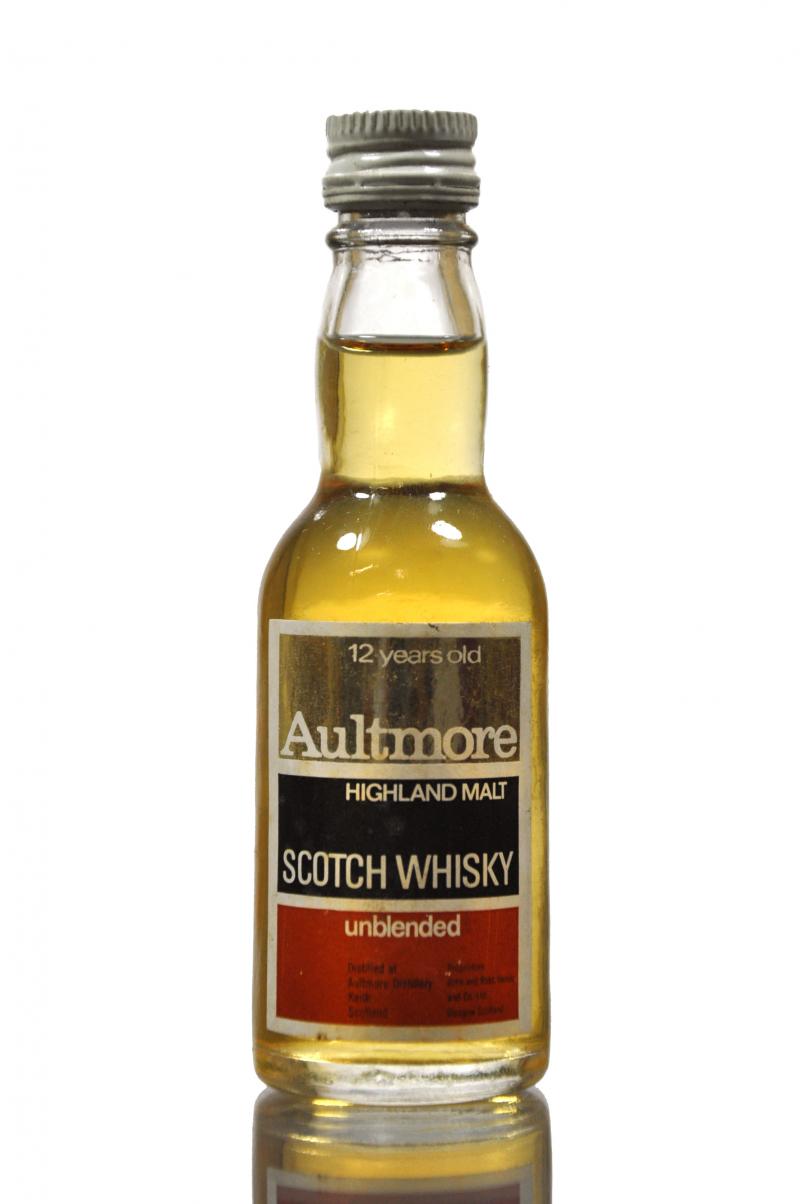 Aultmore 12 Year Old Unblended Miniature