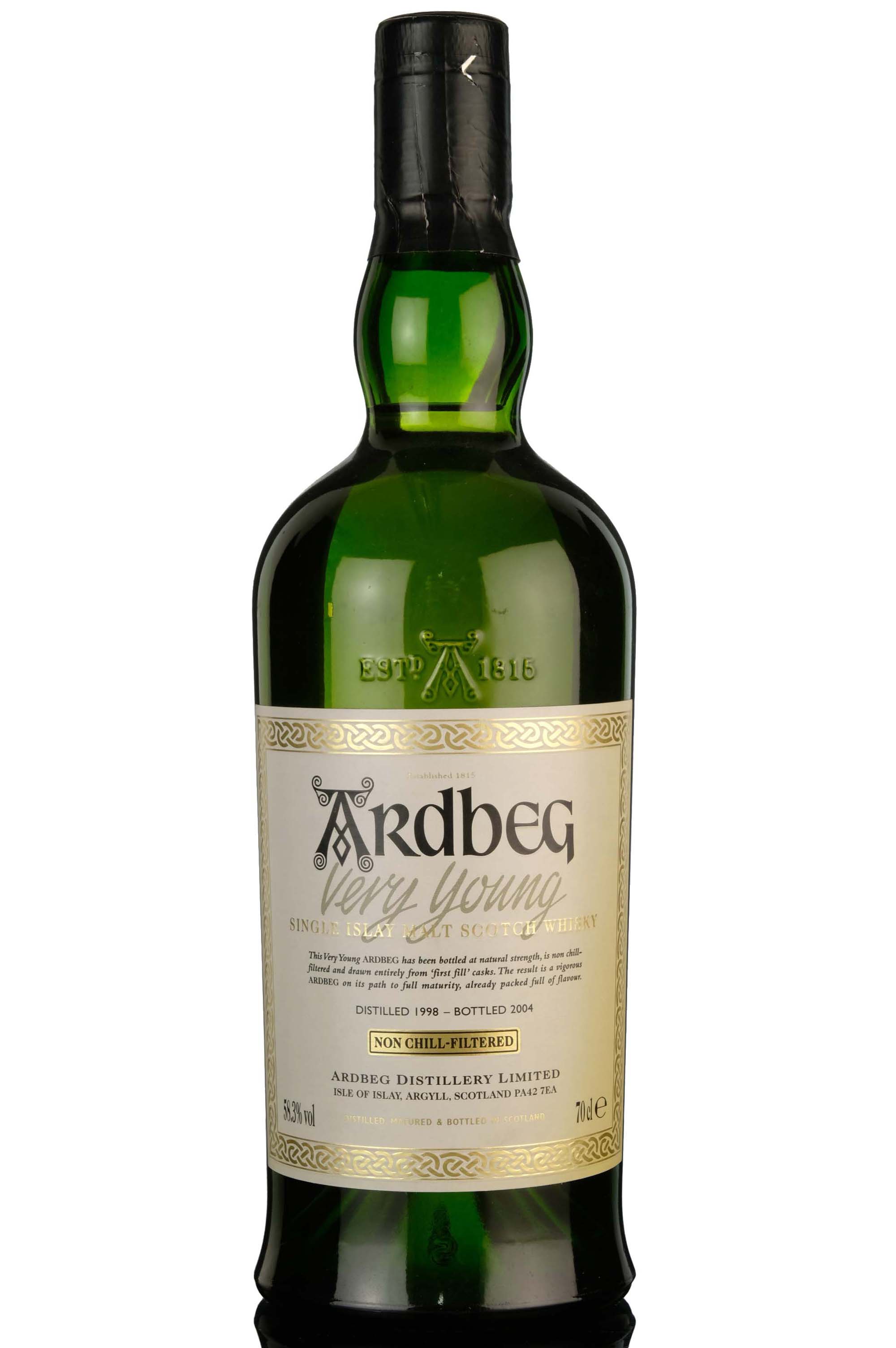 Ardbeg 1998-2004 - Very Young - First Release