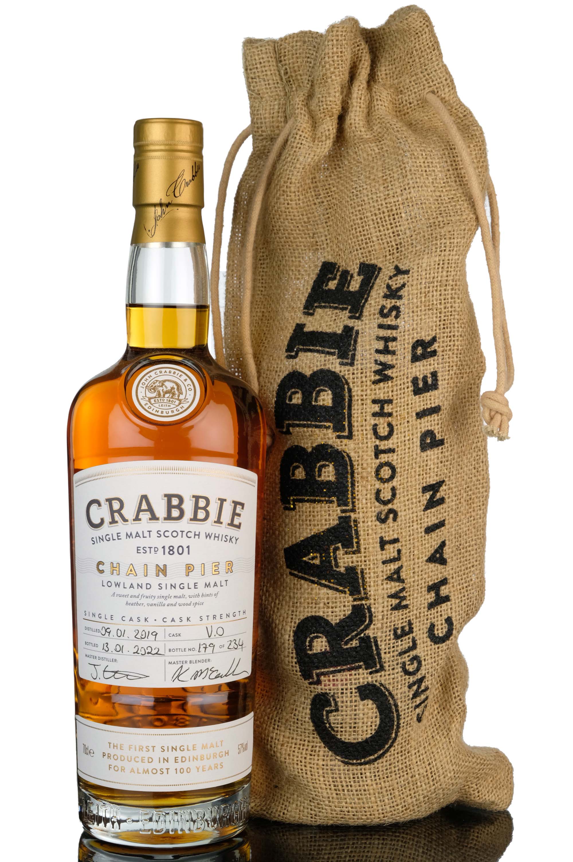 Chain Pier 2019-2022 - Single Cask 190002 - Crabbie Inaugural Release