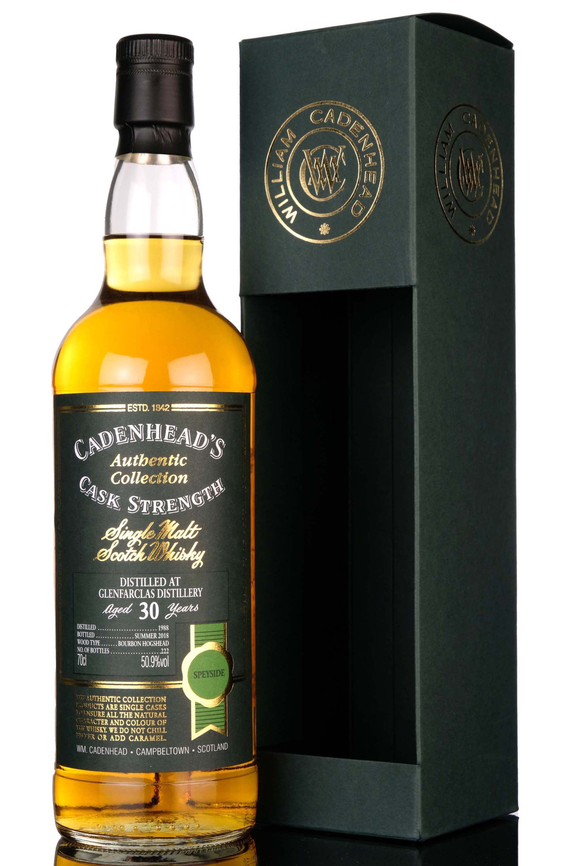 Glenfarclas 1988-2018 - 30 Year Old - Cadenheads Authentic Collection - Single Cask
