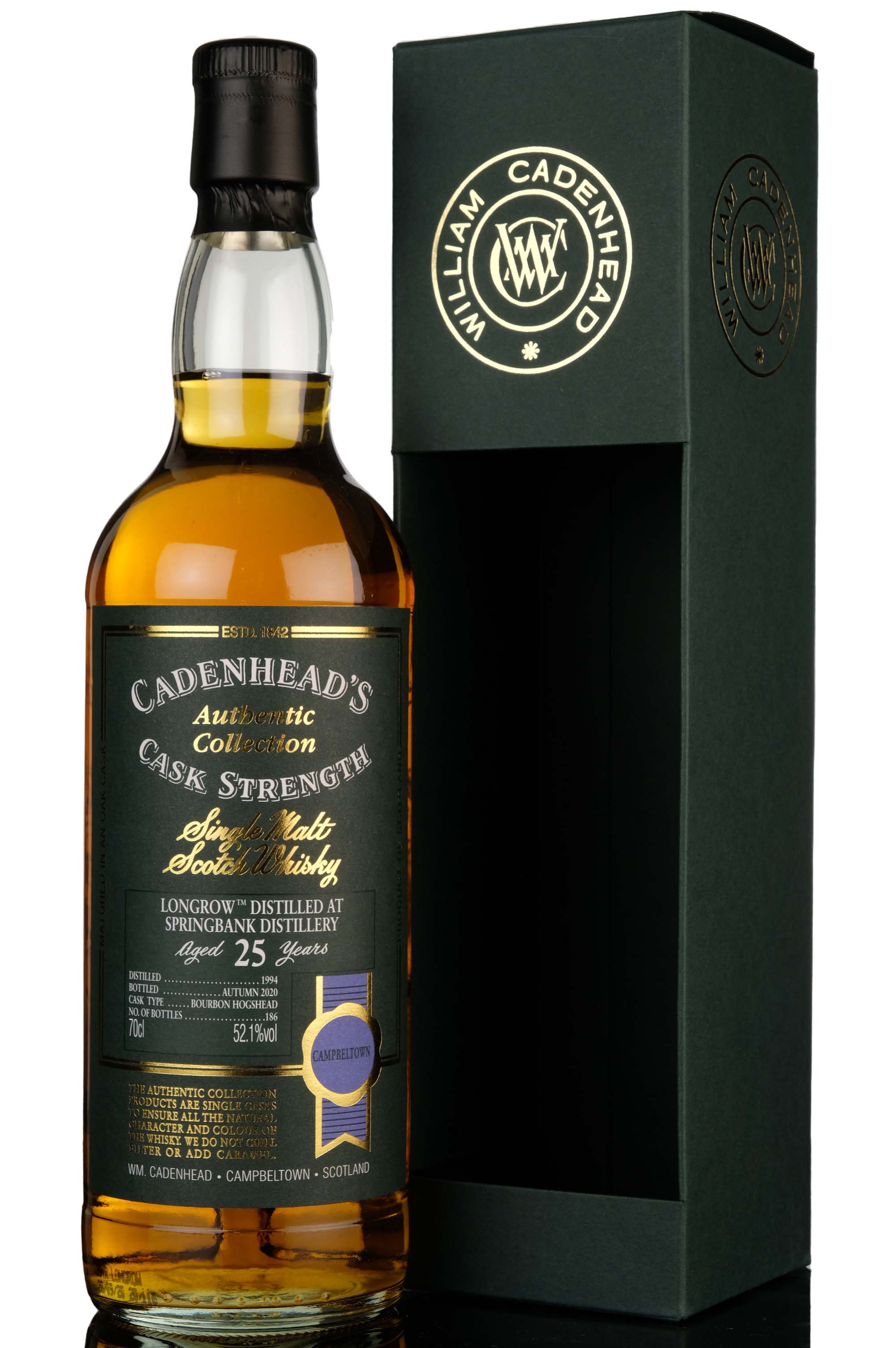 Longrow 1994-2020 - 25 Year Old - Cadenheads Authentic Collection - Single Cask