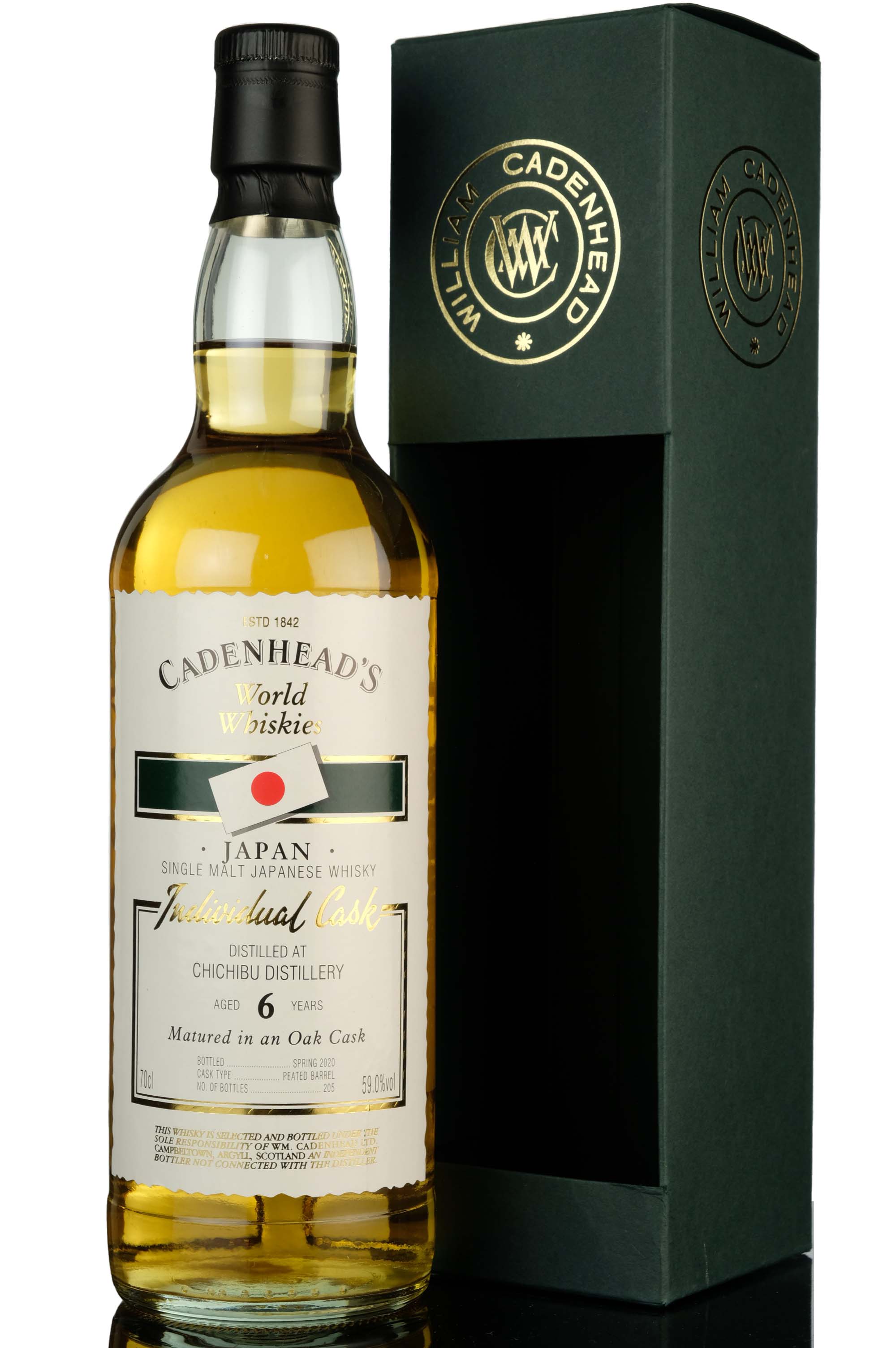 Chichibu 6 Year Old - Cadenheads World Whiskies - 2020 Release - Single Cask