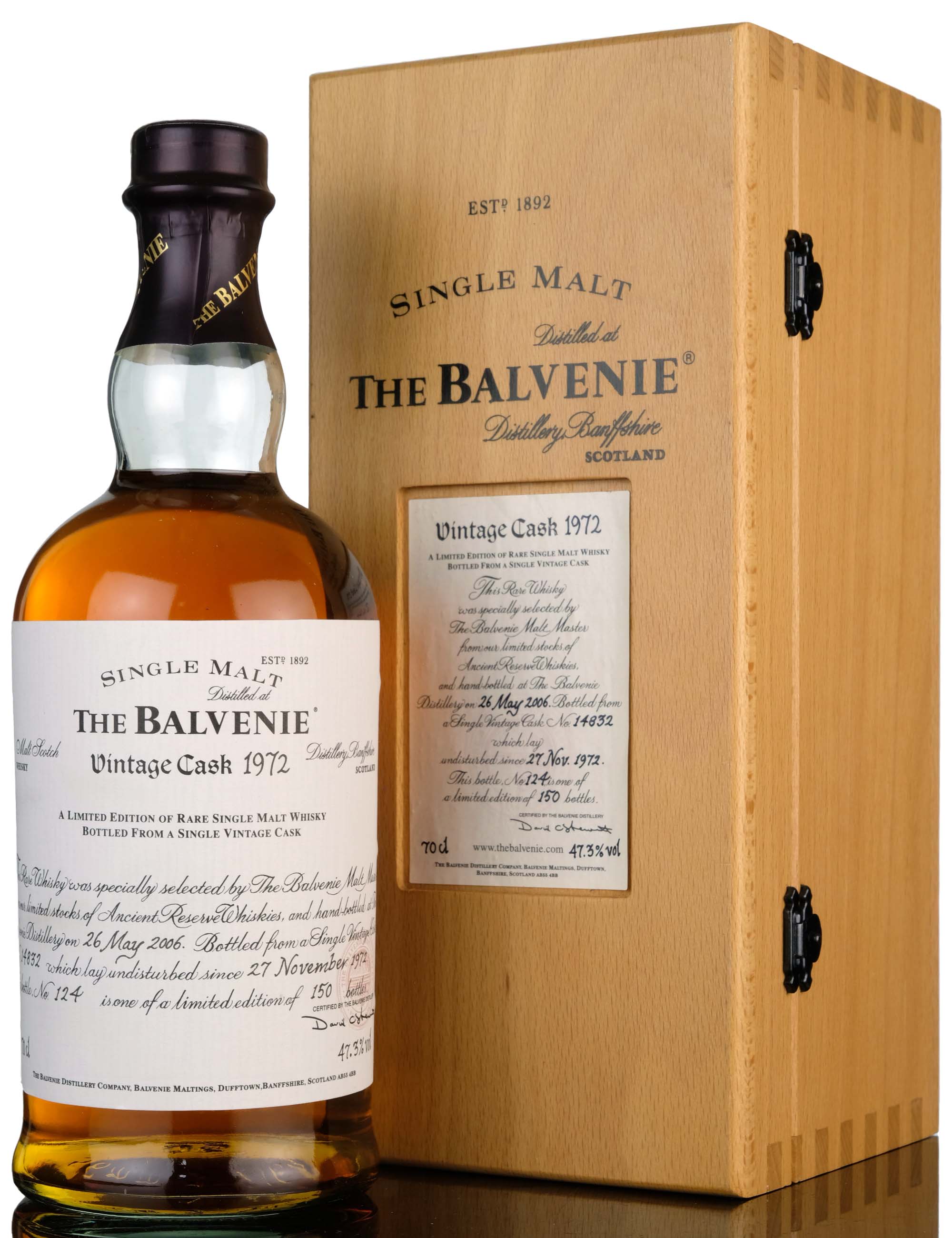 Balvenie 1972-2006 - 33 Year Old - Single Cask 14832