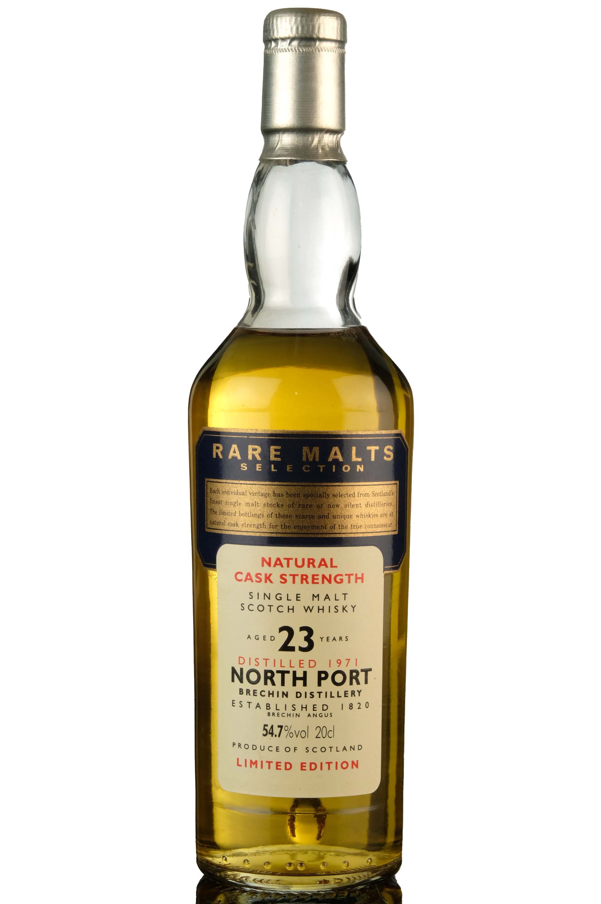North Port 1971 - 23 Year Old - Rare Malts 54.7% - Quarter Bottle