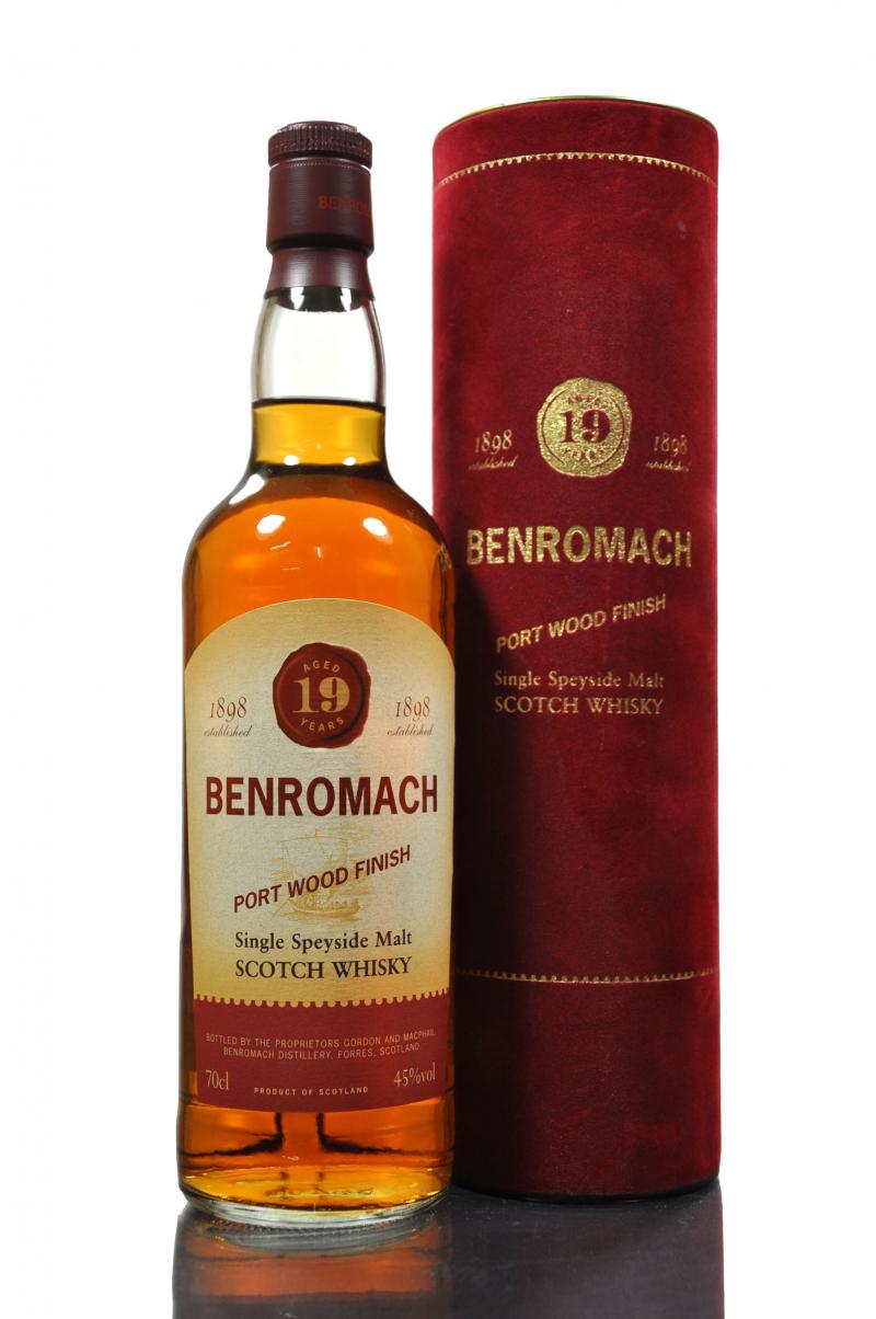 Benromach 19 Year Old - Port Wood