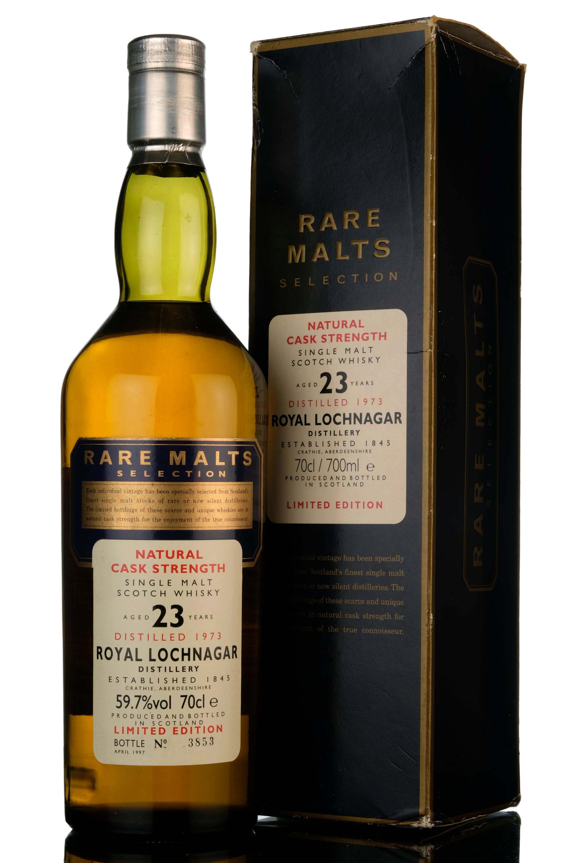 Royal Lochnagar 1973-1997 - 23 Year Old - Rare Malts 59.7%