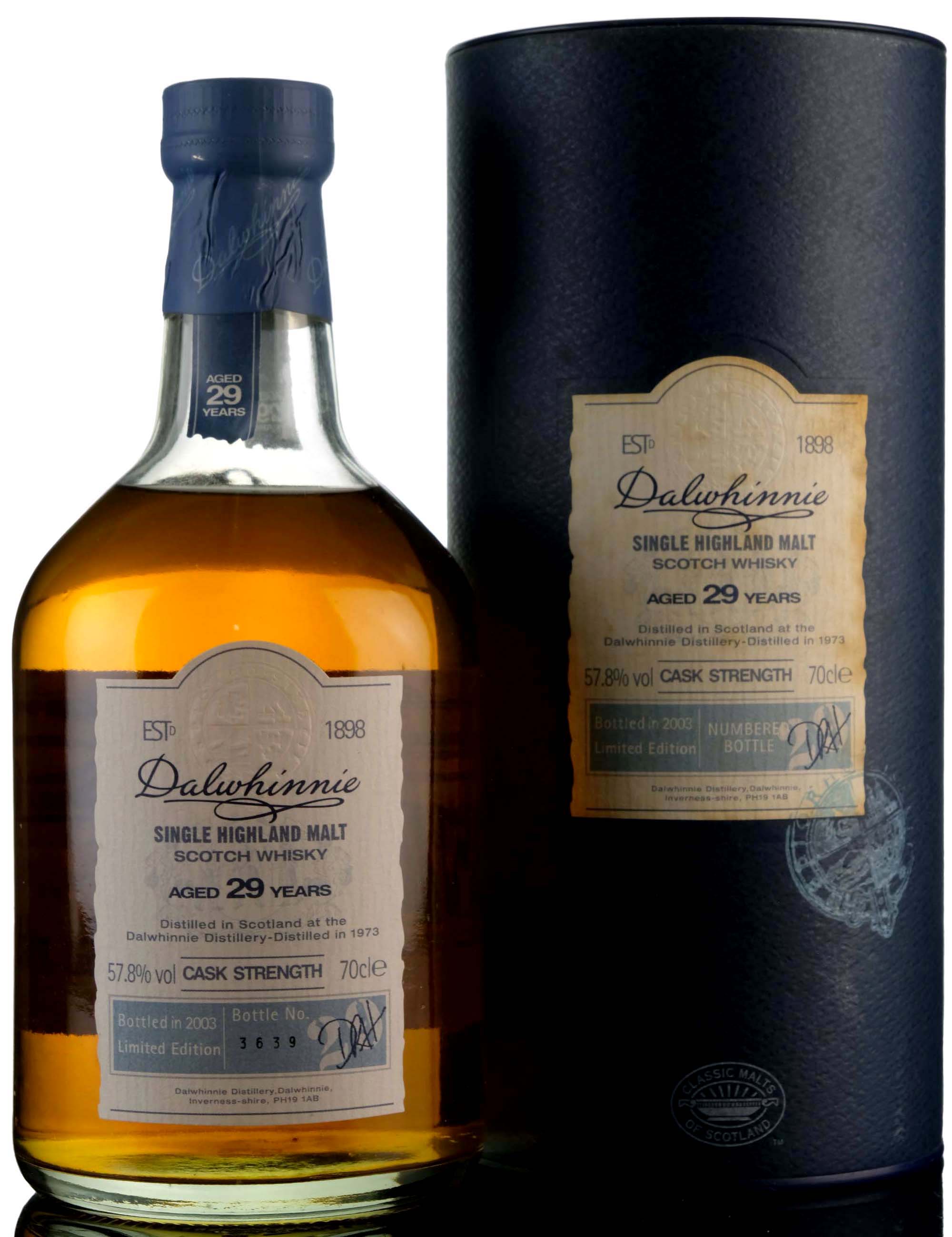 Dalwhinnie 1973 - 29 Year Old - Special Releases 2003