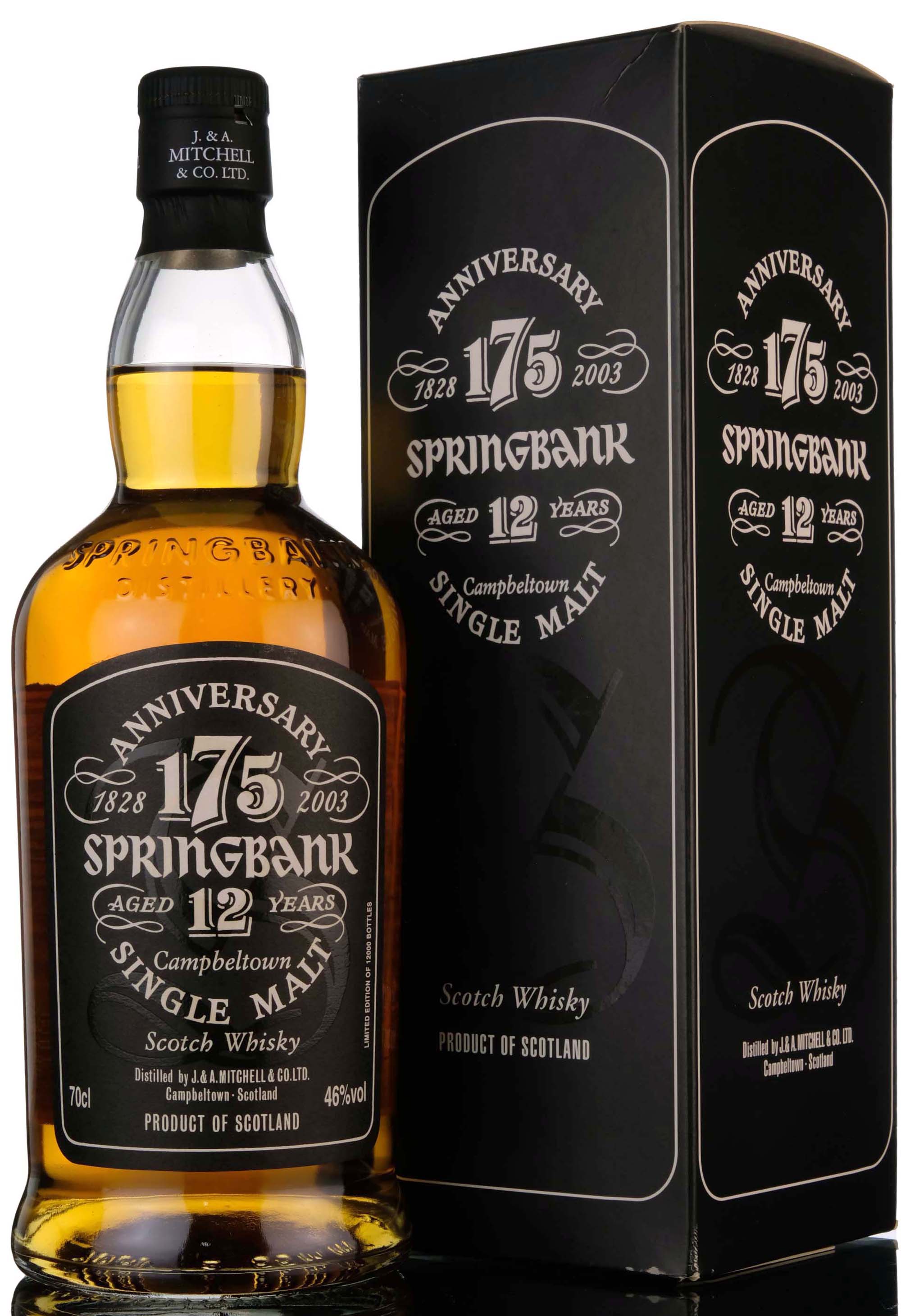 Springbank 12 Year Old - 175th Anniversary 1828-2003