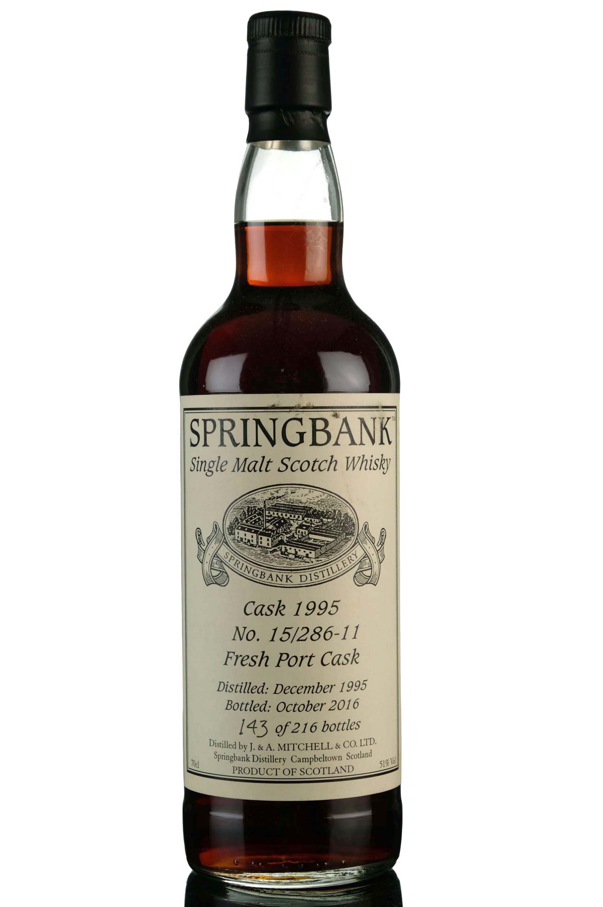 Springbank 1995-2015 - 19 Year Old - Single Cask 15/286-11 - Private Bottling