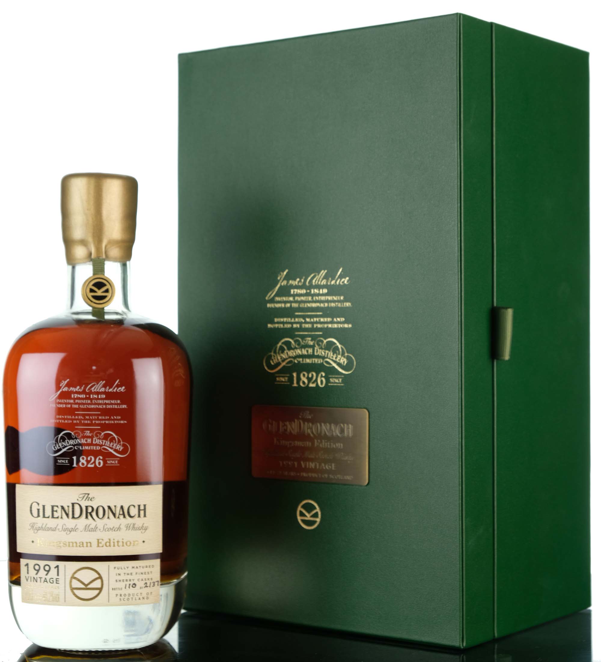 Glendronach 1991 - 25 Year Old - Kingsman Edition - 2017 Release