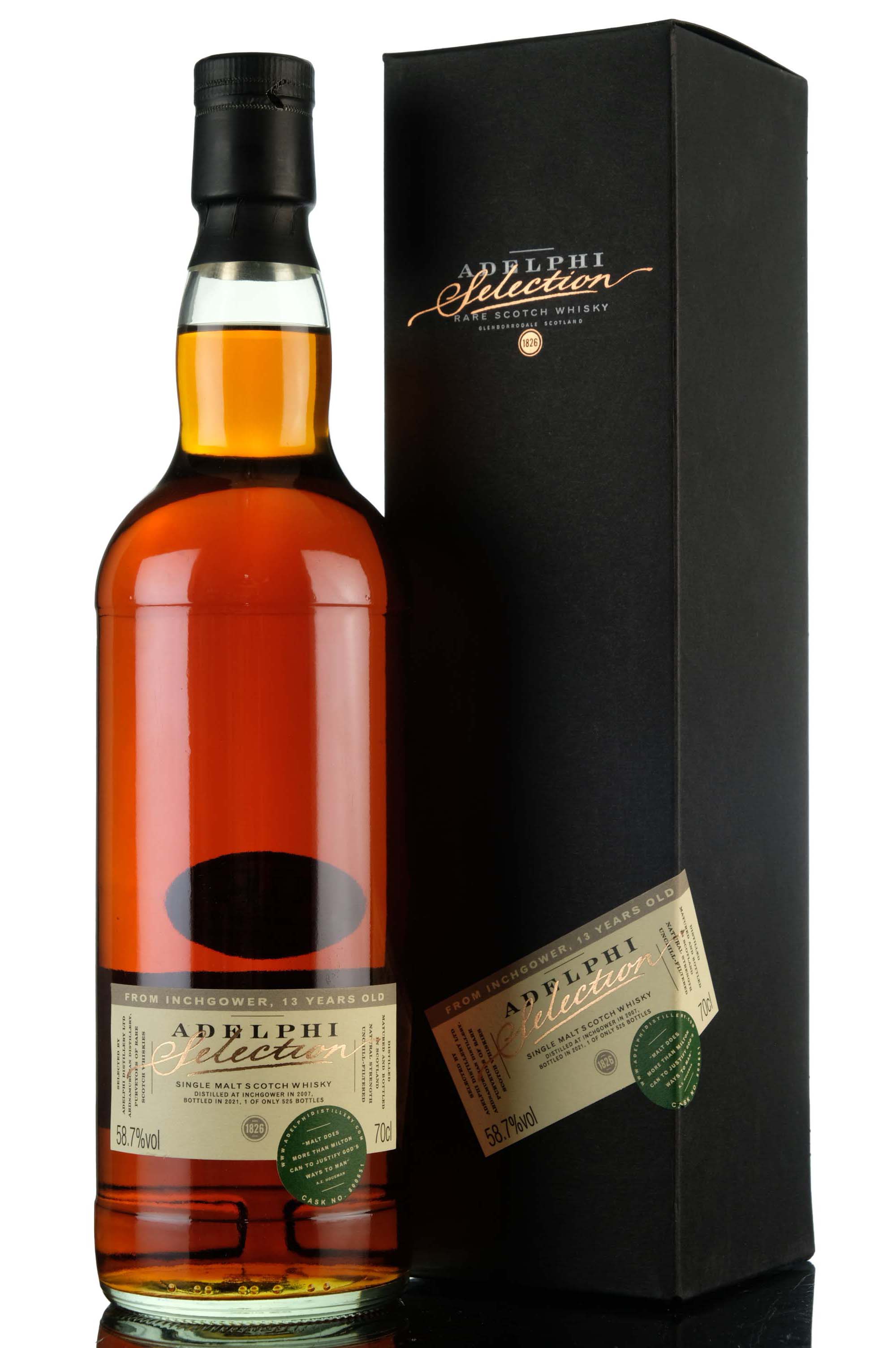 Inchgower 2007-2021 - 13 Year Old - Adelphi - Single Cask 800651
