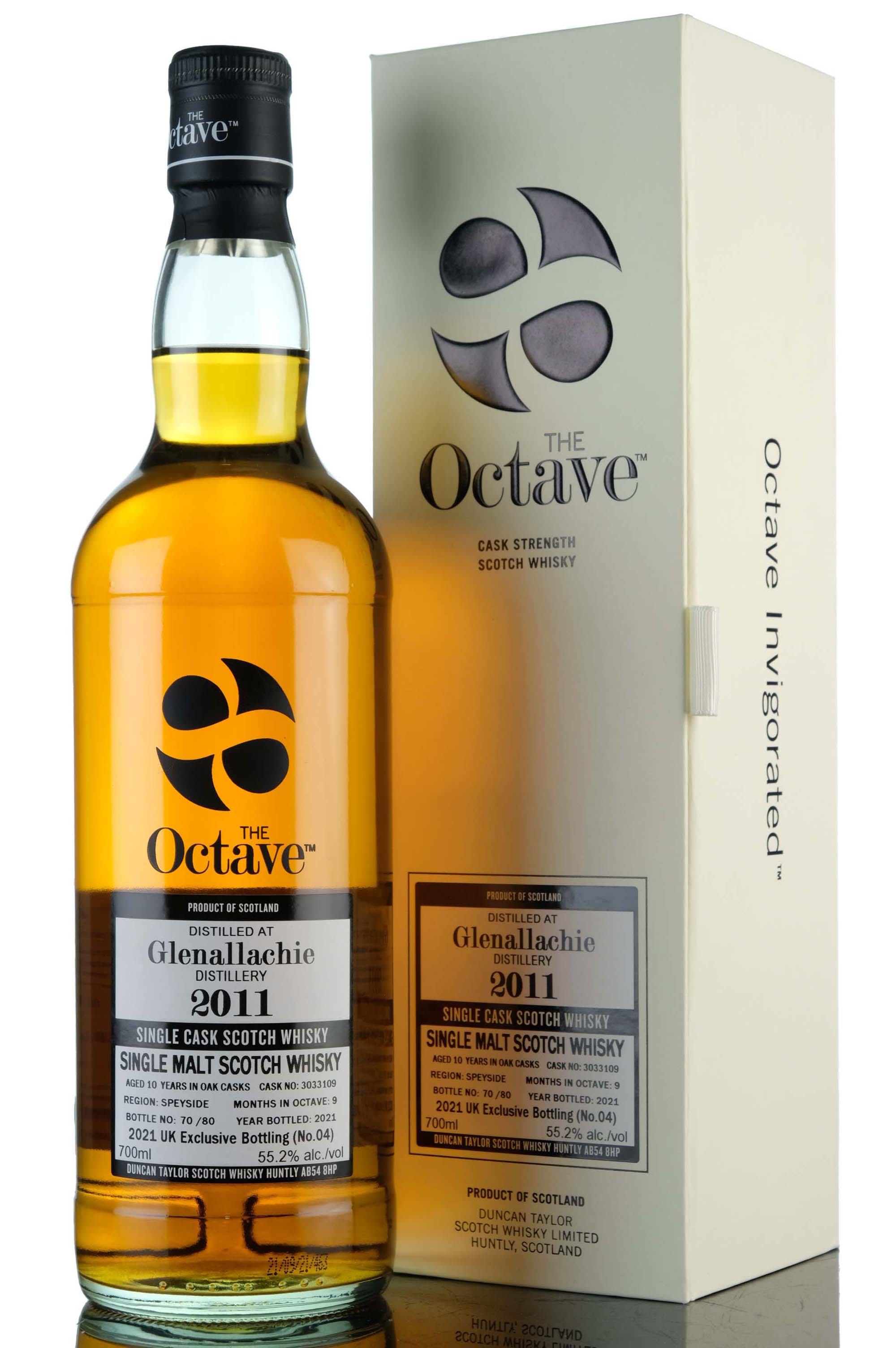Glenallachie 2011-2021 - 10 Year Old - Duncan Taylor Octave - Single Cask 3033109 - UK Exc