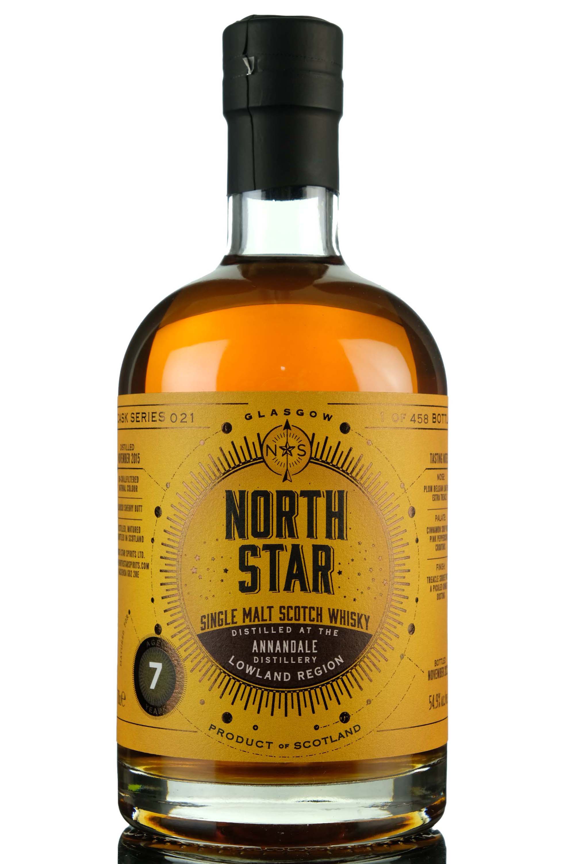 Annandale 2015-2022 - 7 Year Old - North Star Spirits - Cask Series 021 - Single Cask