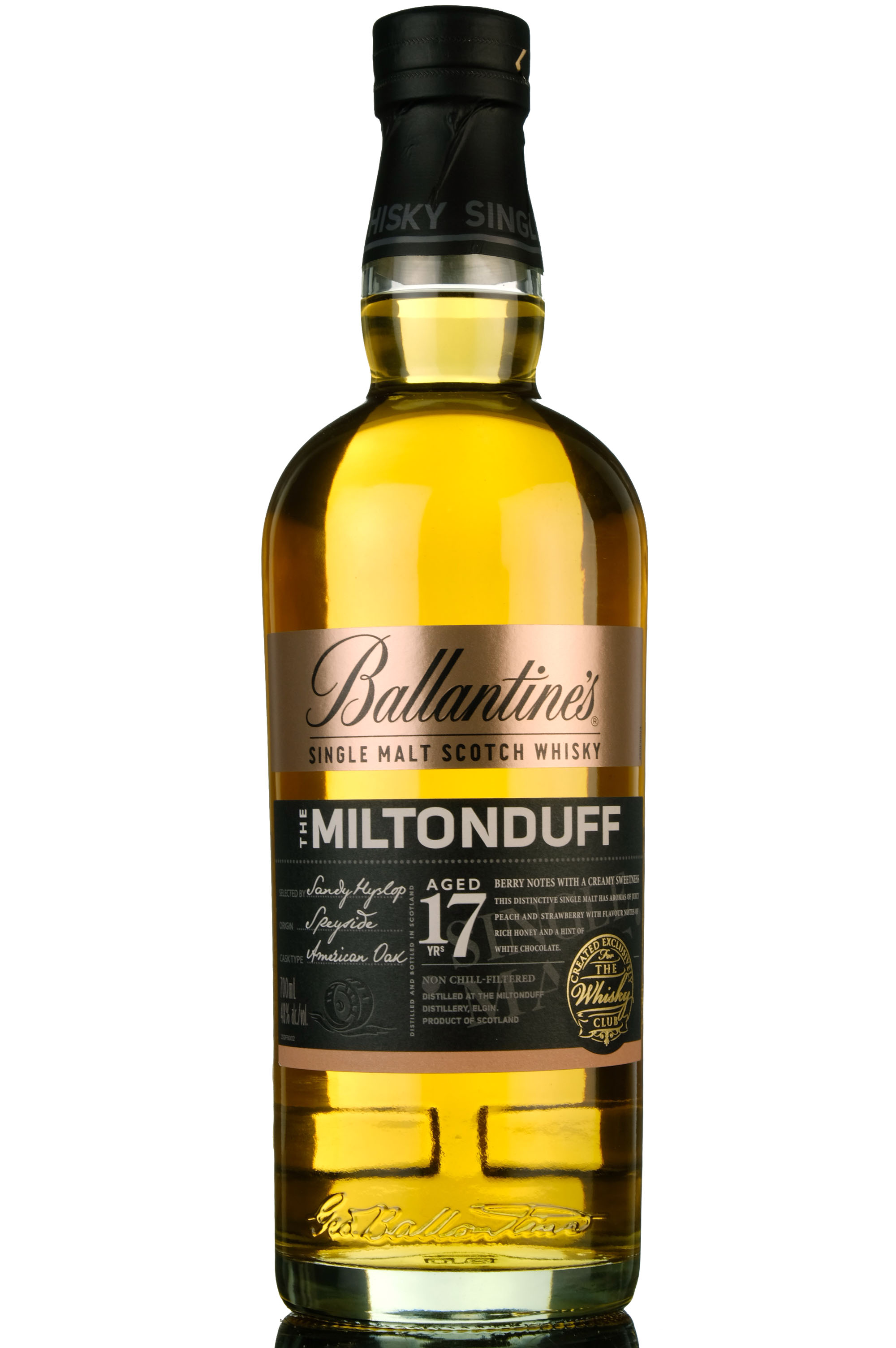 Miltonduff 17 Year Old - Ballantines - 2022 Release - The Whisky Club Exclusive Australia