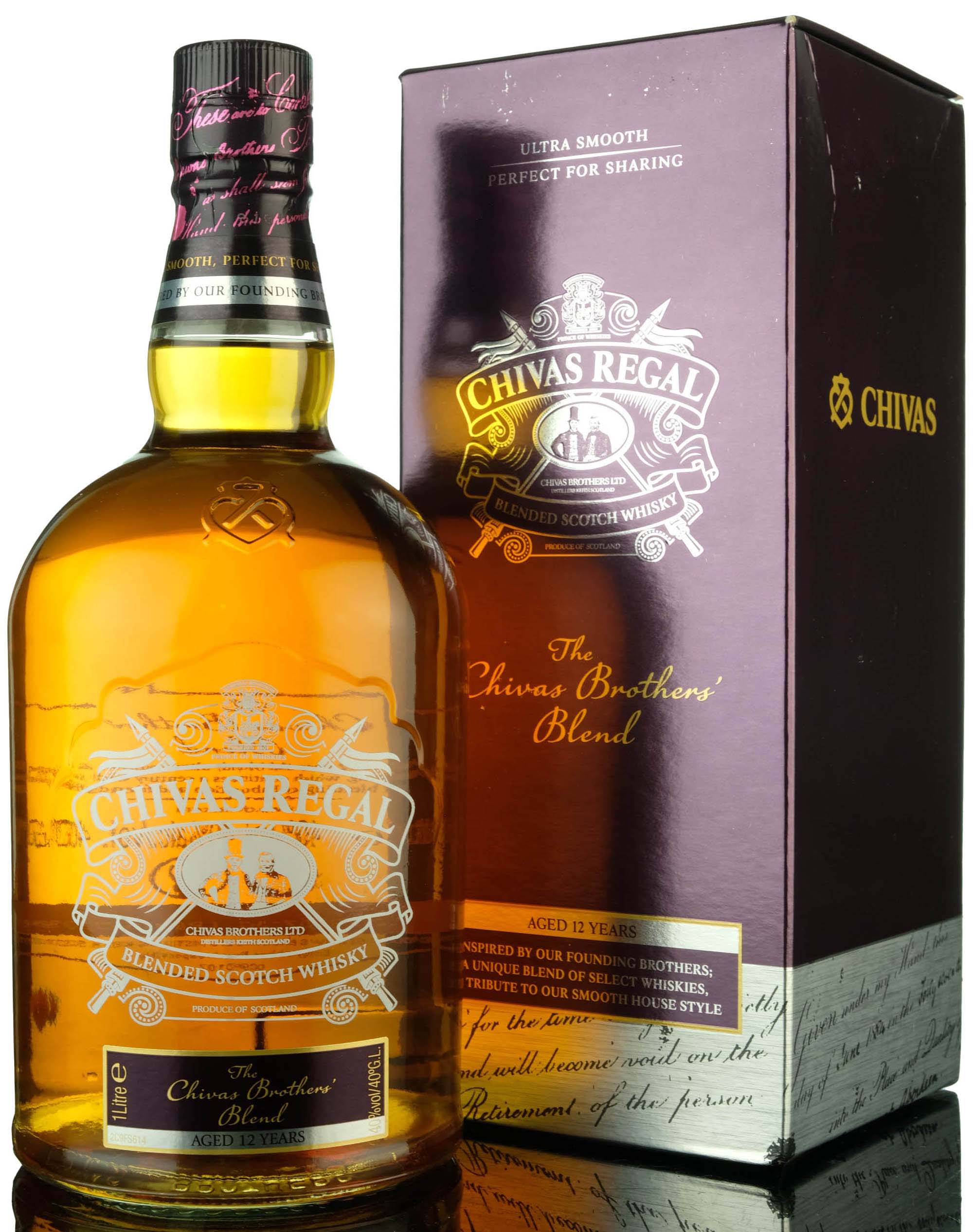 Chivas Regal 12 Year Old - The Chivas Brothers Blend - 2018 Release - 1 Litre