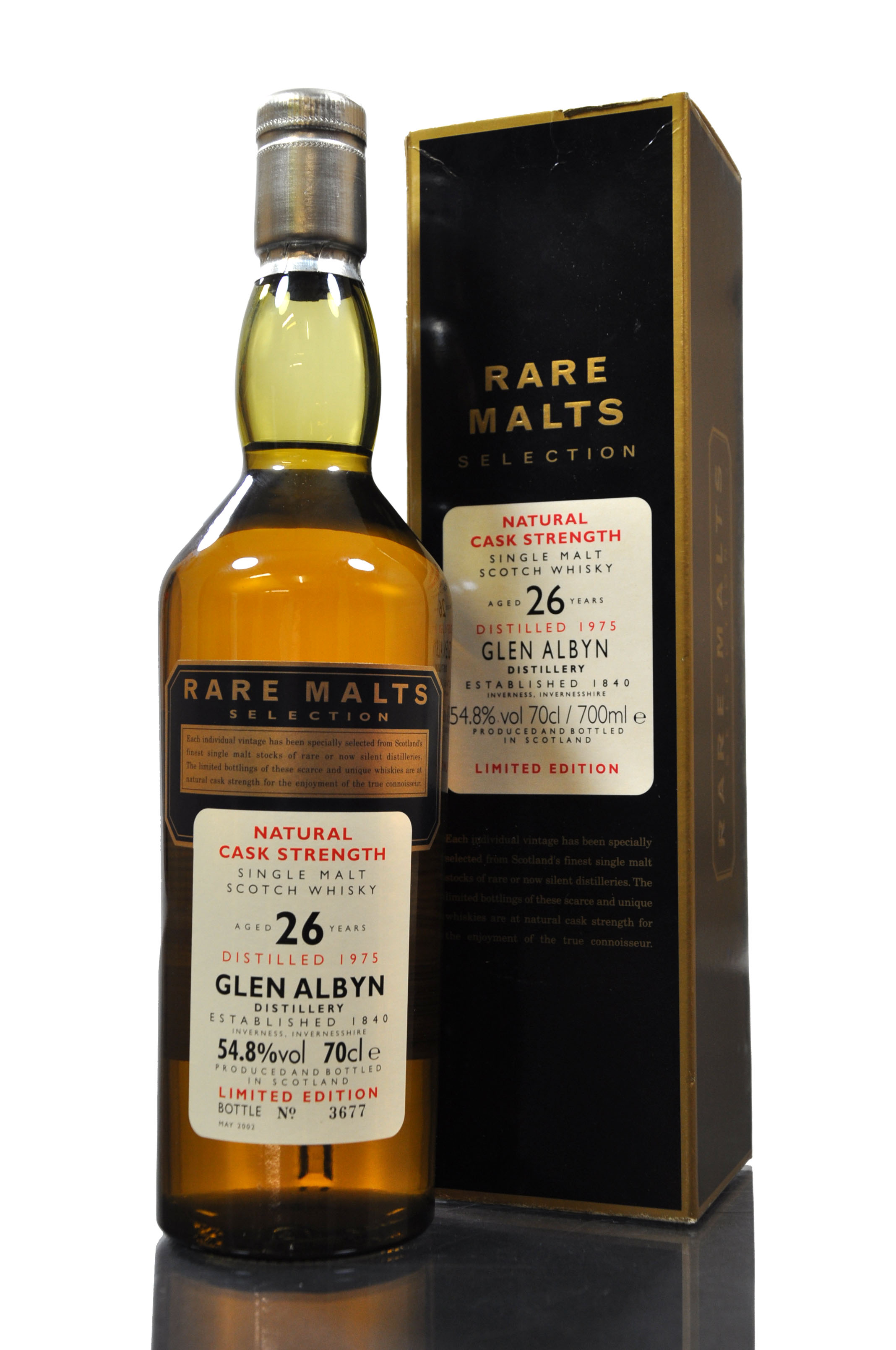 Glen Albyn 1975-2002 - 26 Year Old - Rare Malts 54.8%