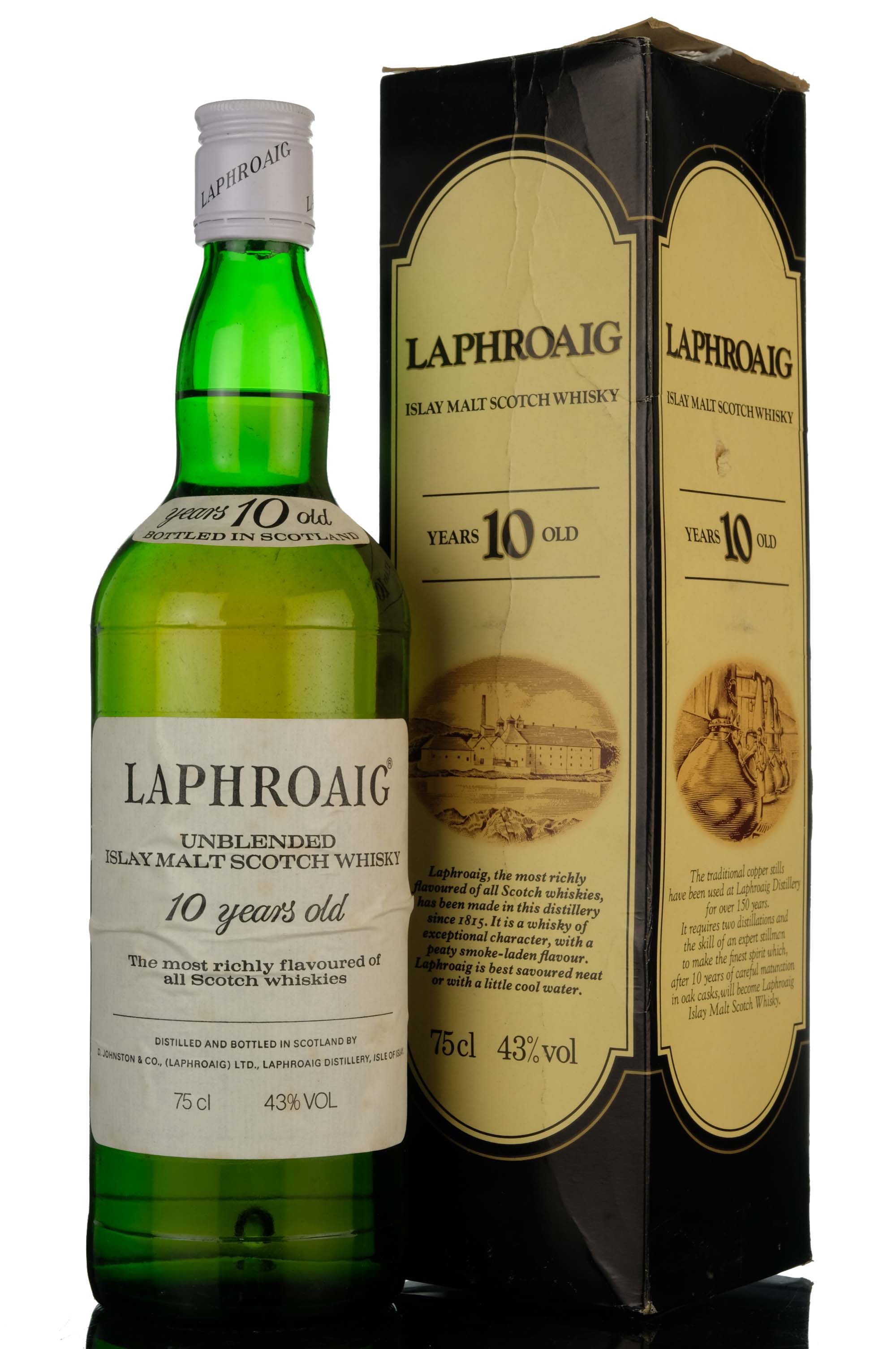 Laphroaig 10 Year Old - Unblended - 1981 Release
