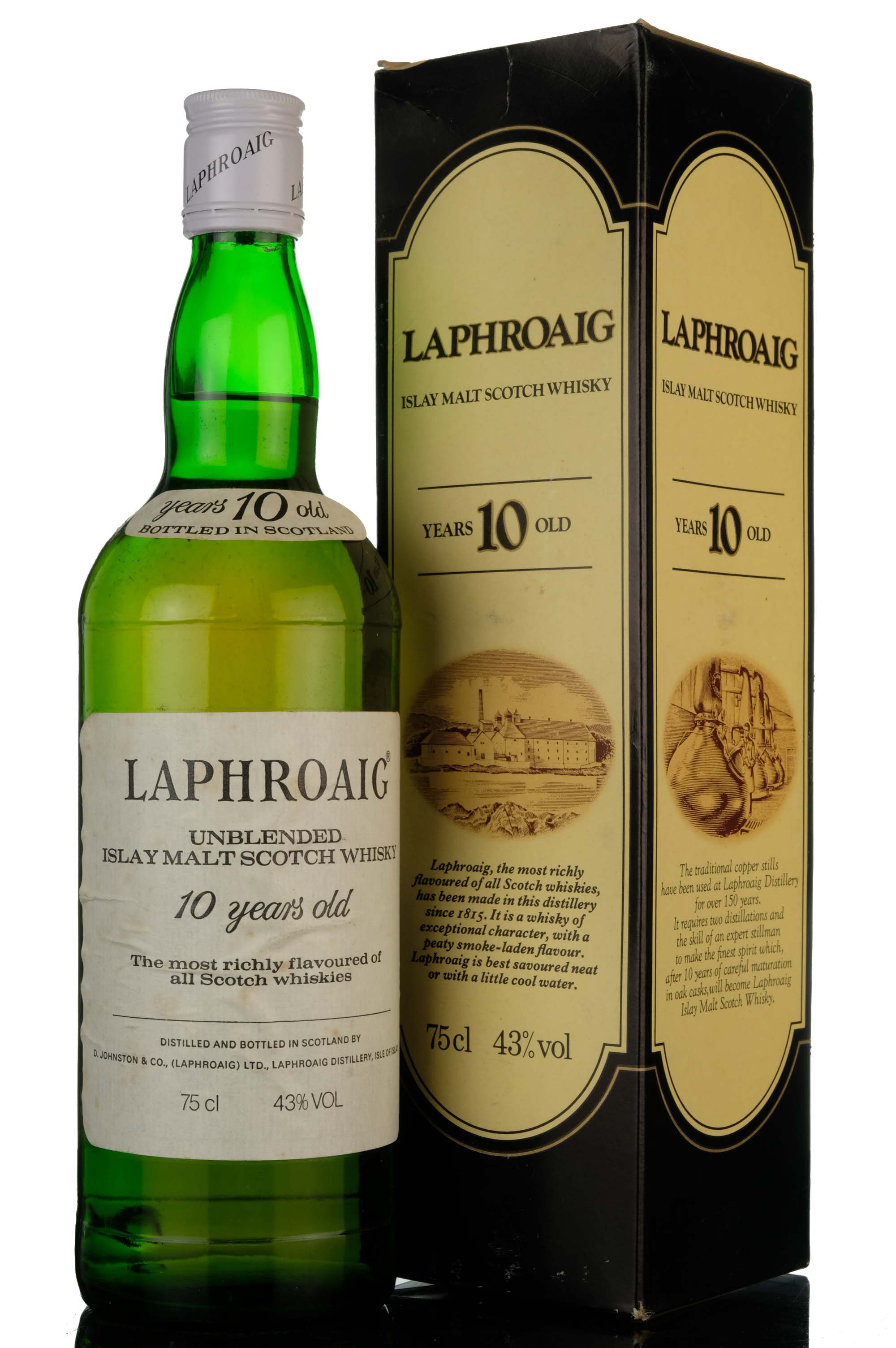 Laphroaig 10 Year Old - Unblended - 1981 Release