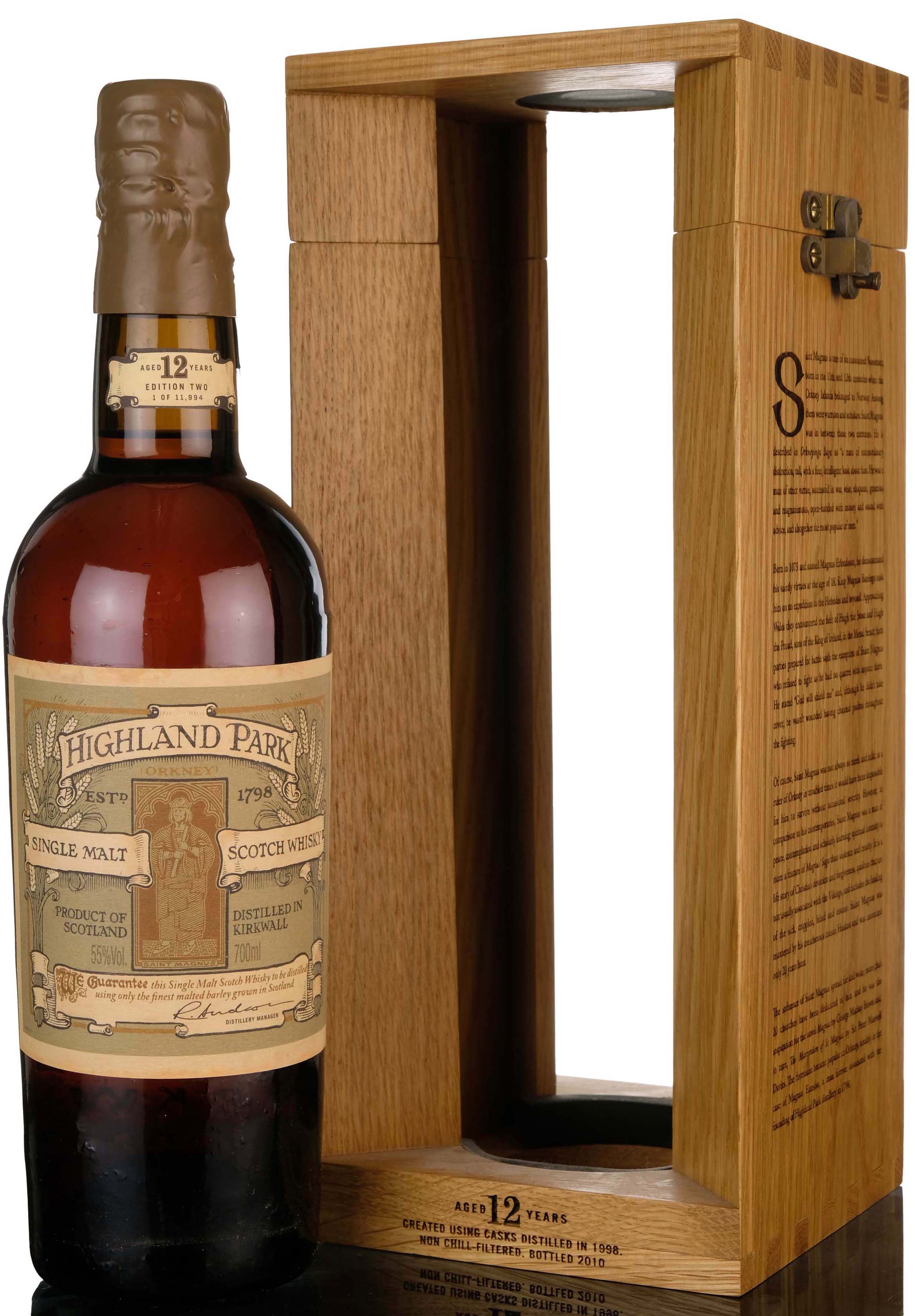 Highland Park 1998 - 2010 - 12 Year Old - St Magnus 2nd Edition