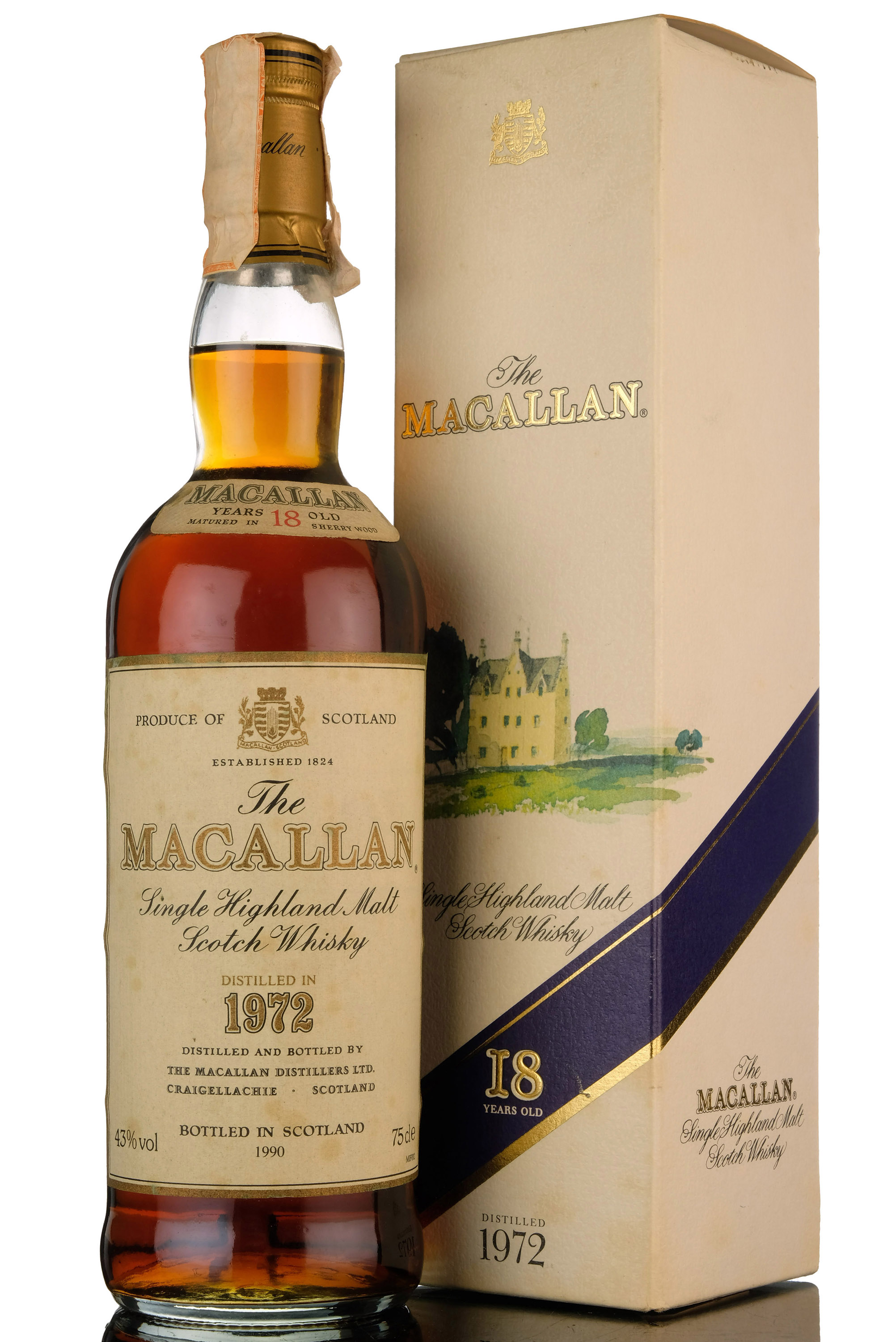 Macallan 1972-1990 - 18 Year Old - Sherry Cask