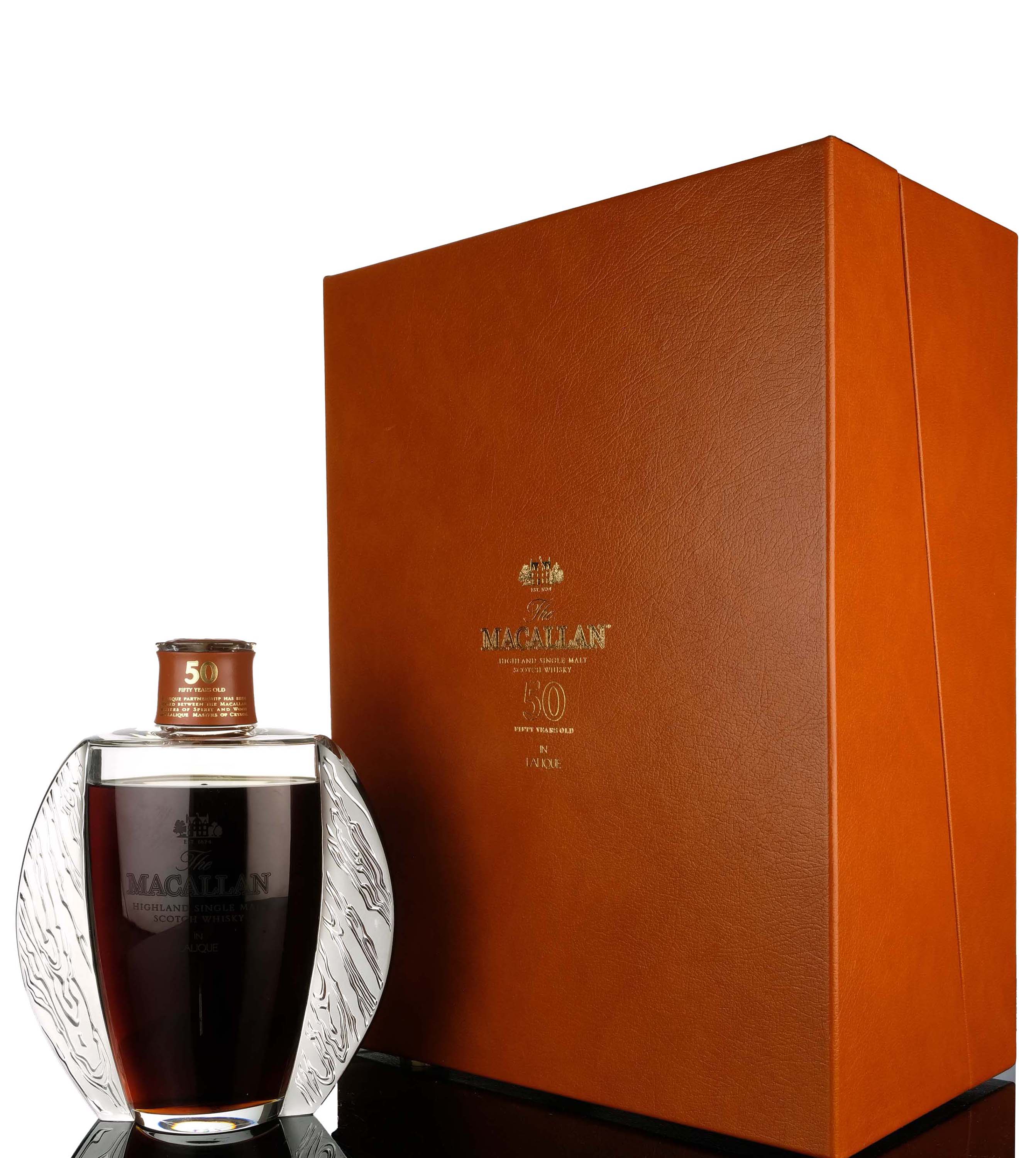 Macallan 50 Year Old - Six Pillars 1st Edition - Lalique Crystal Decanter - 2005 Release
