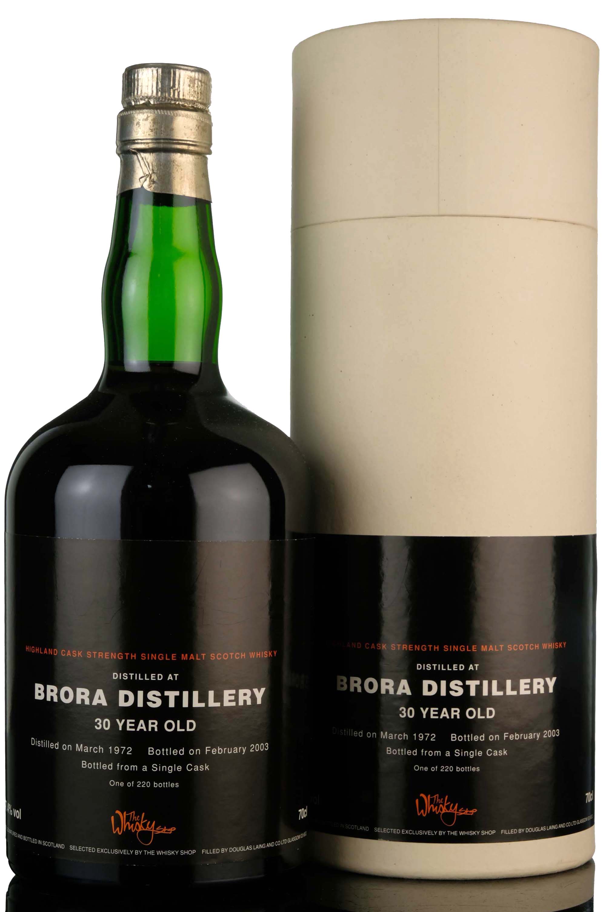 Brora 1972-2003 - 30 Year Old - Douglas Laing - The Whisky Shop Exclusive - Single Cask
