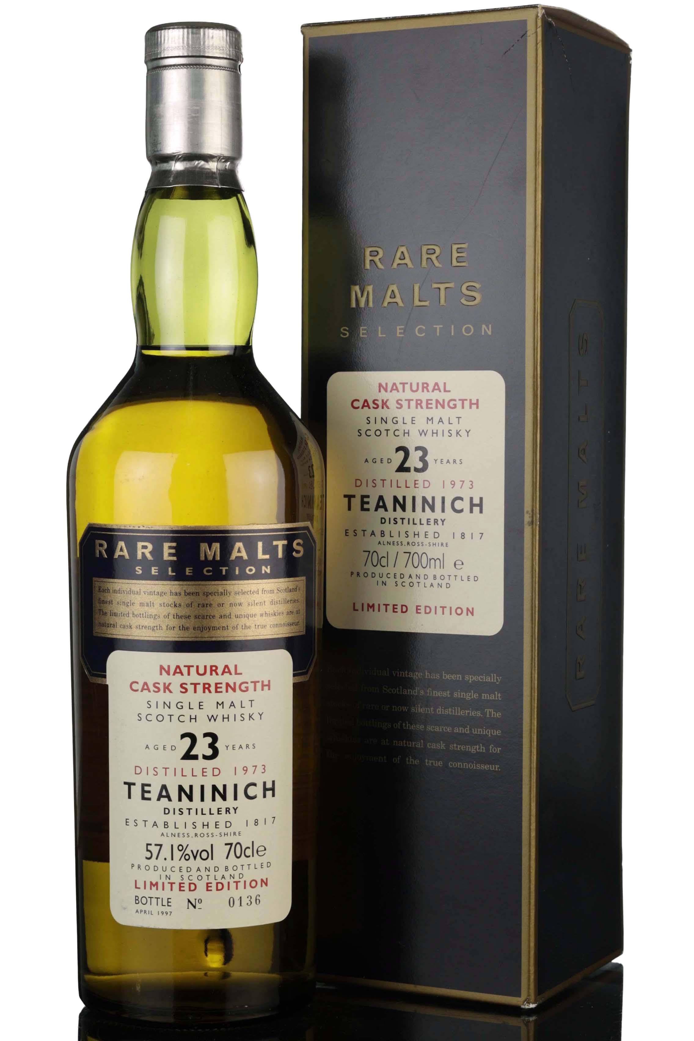 Teaninich 1973-1997 - 23 Year Old - Rare Malts 57.1%