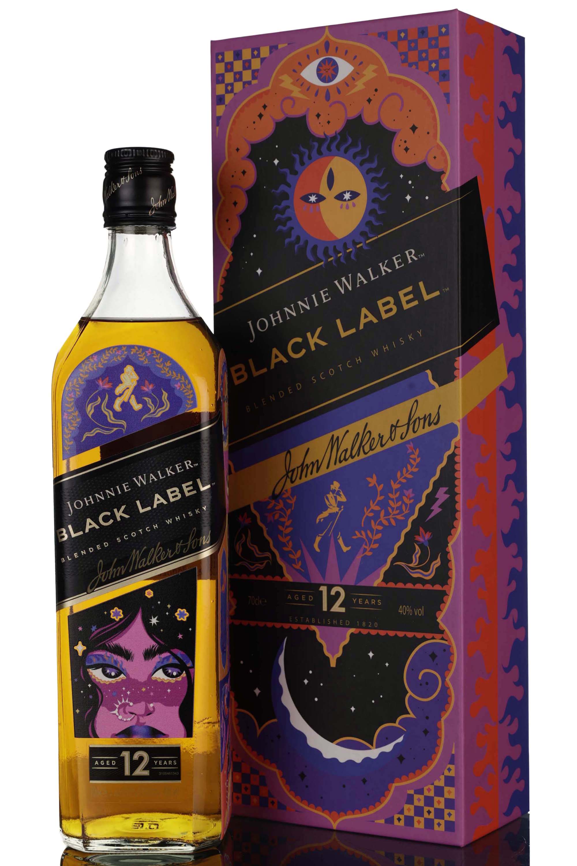 Johnnie Walker 12 Year Old - Black Label - Bold Steps - 2023 Release