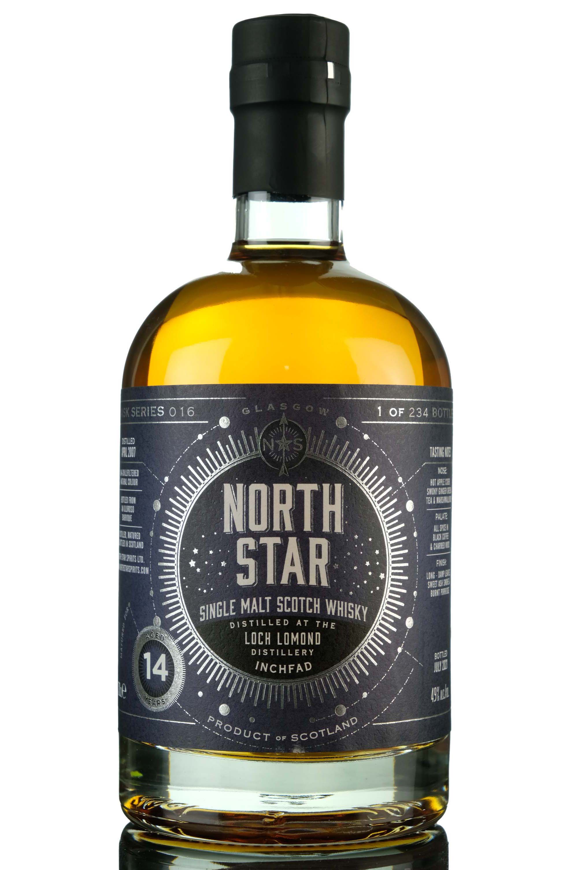 Inchfad Loch Lomond 2007-2021 - 14 Year Old - North Star Spirits - Cask Series 016 - Singl