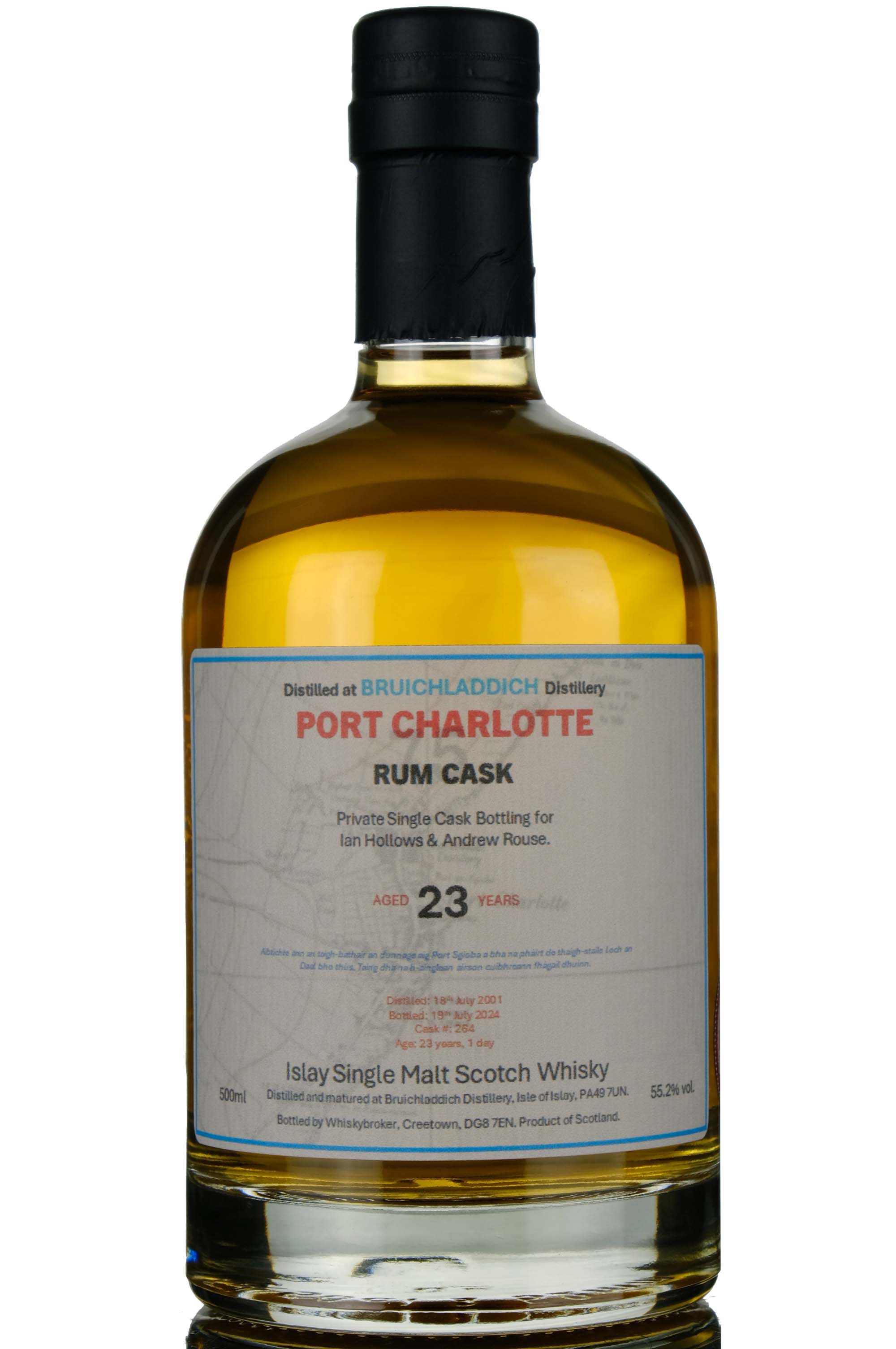 Port Charlotte 2001-2024 - 23 Year Old - Private Bottling - Single Cask 264