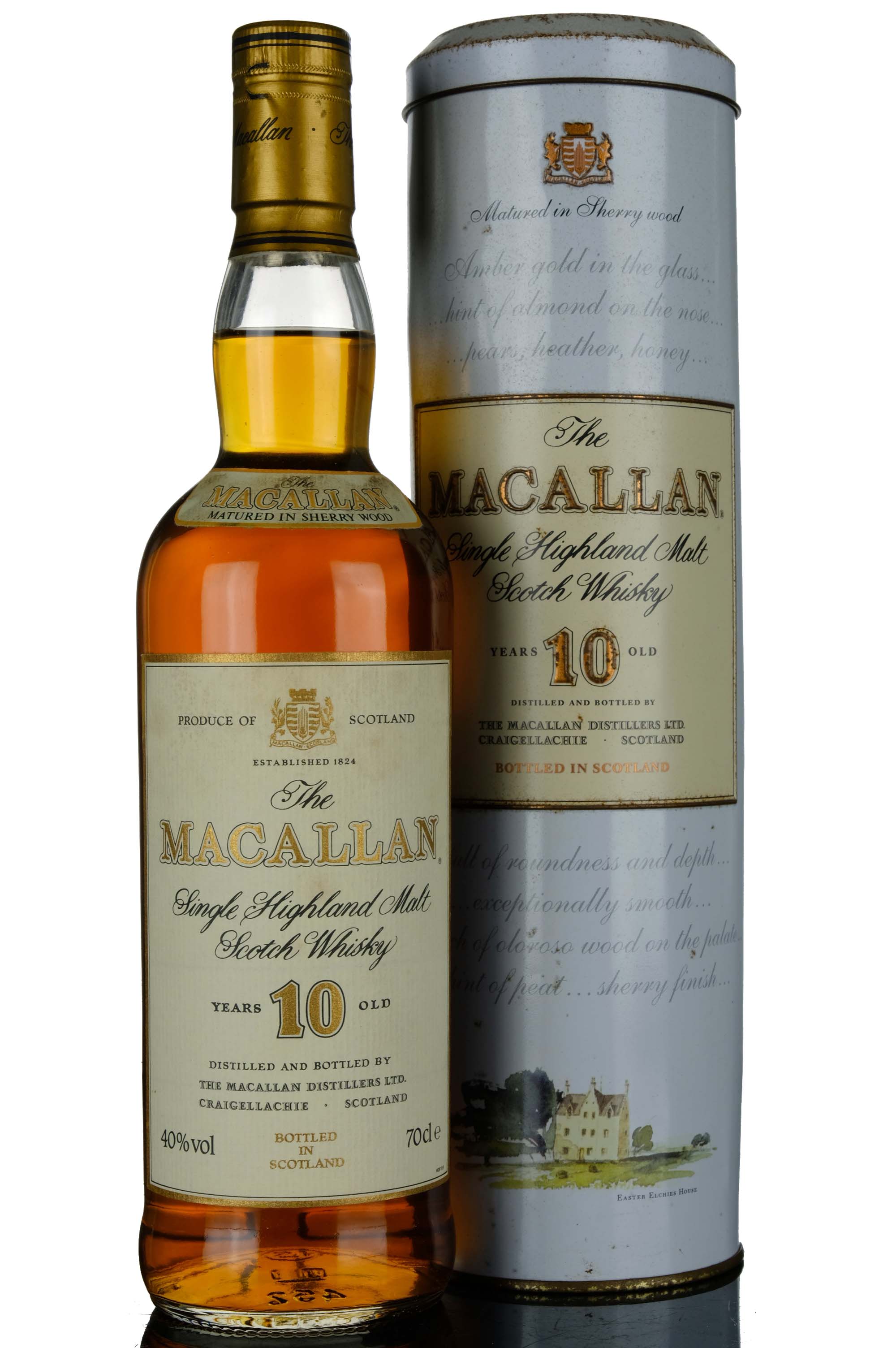 Macallan 10 Year Old - Sherry Cask - 1990s - Limited Edition Tin