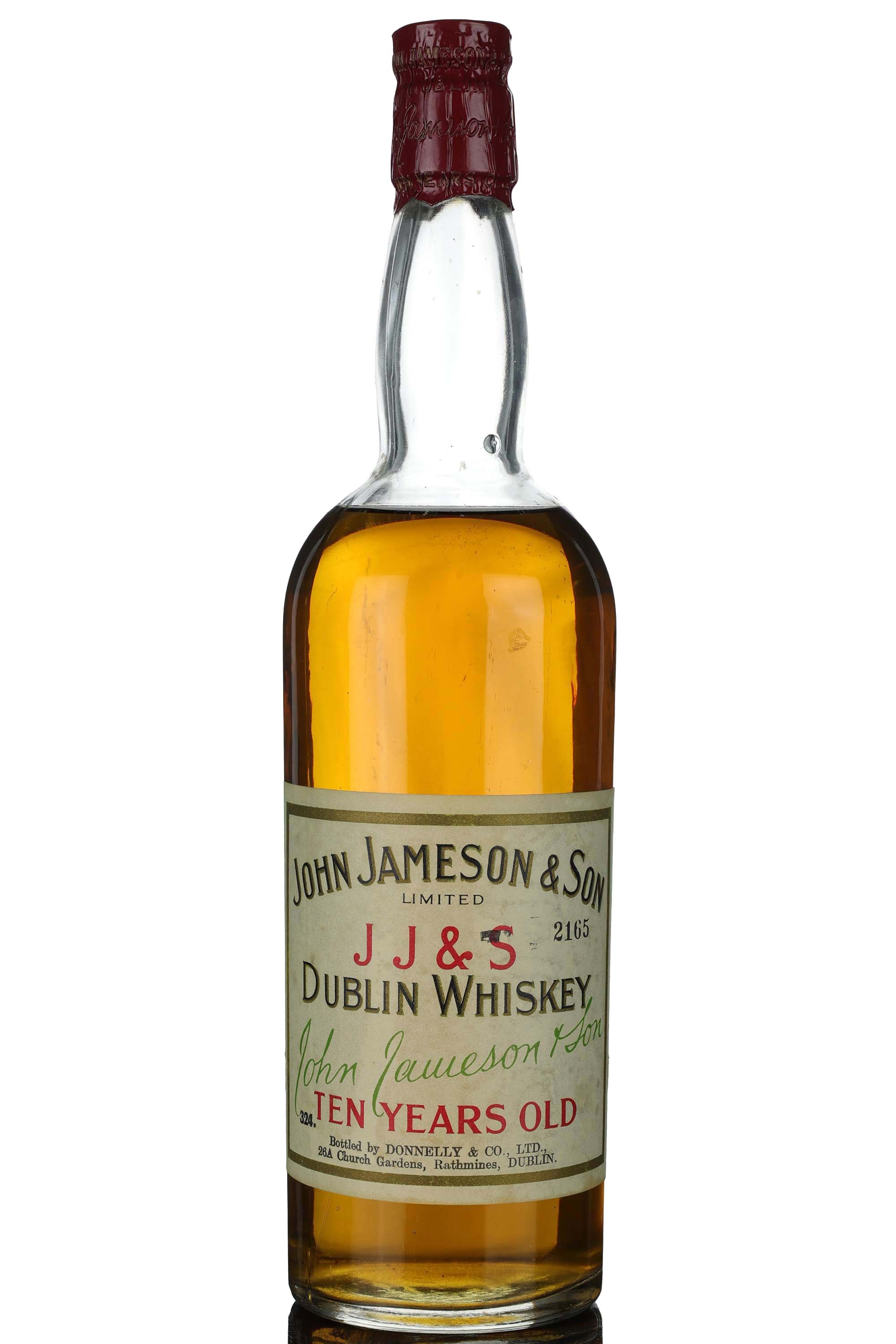 John Jameson & Sons 10 Year Old - Donnelly & Co Ltd - 1950s